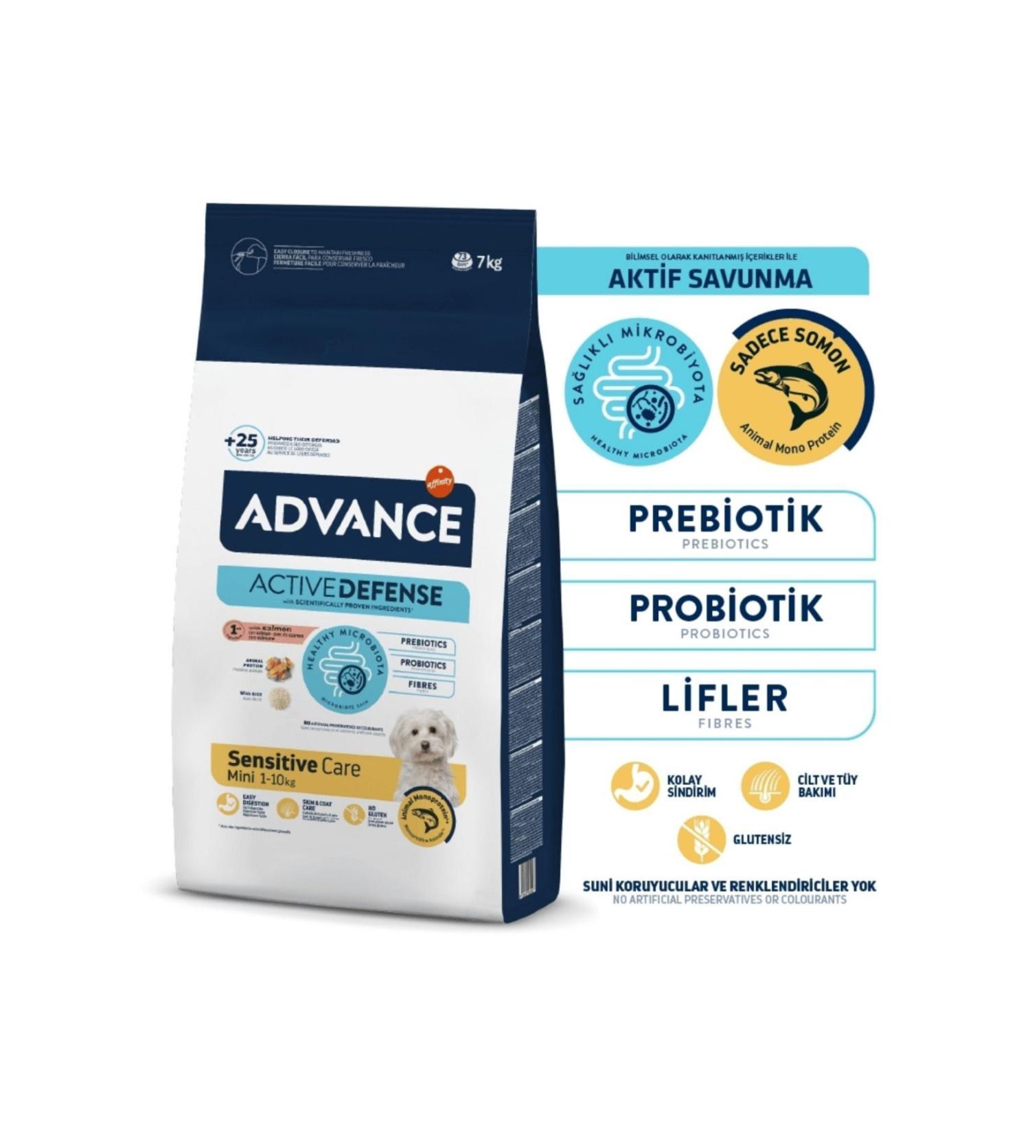 Advance Small Breed Adult Dog Food with Salmon 7 Kg