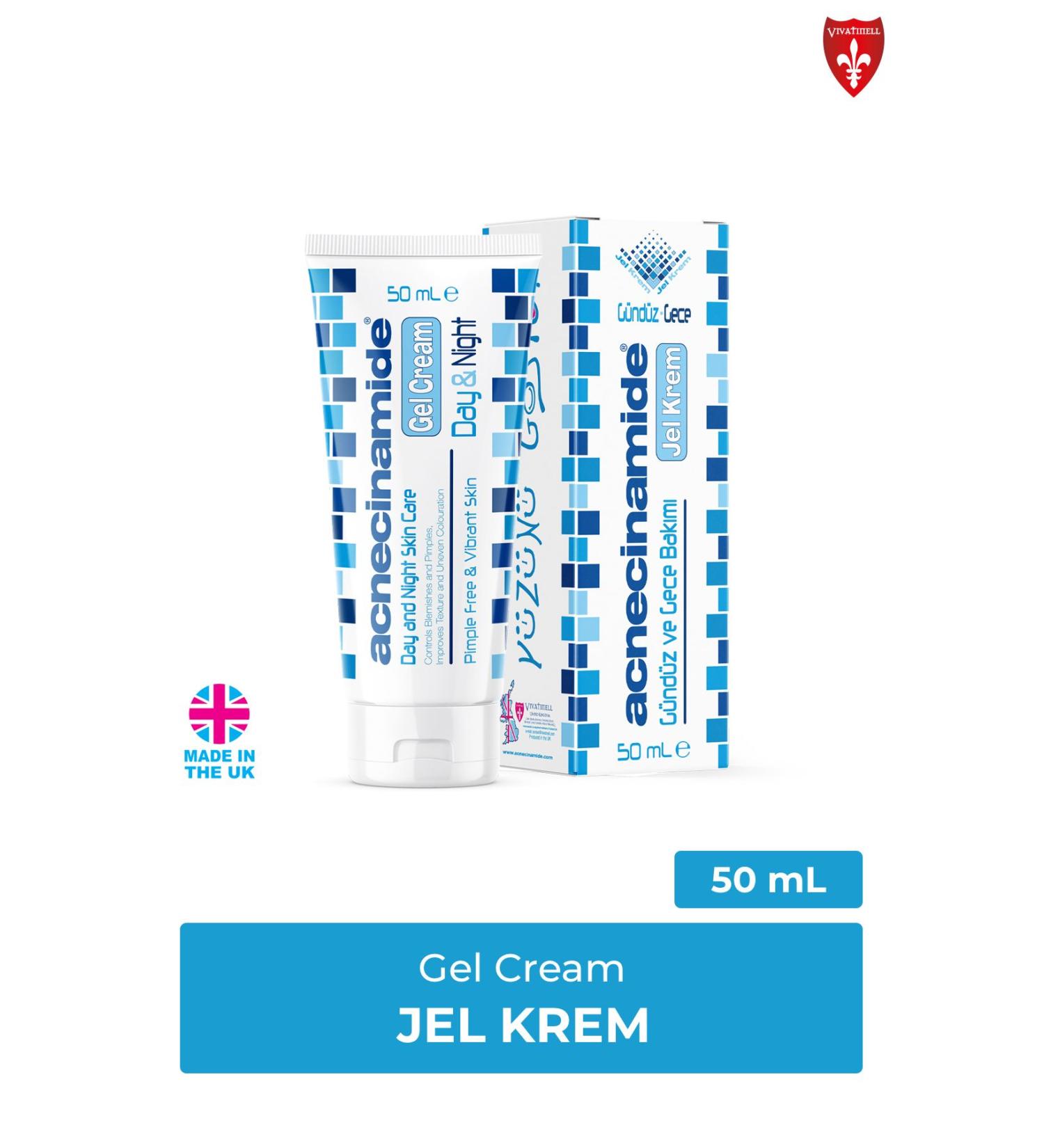 Acnecinamide Gel Cream 50 ml - Buy Online on GoSupps.com