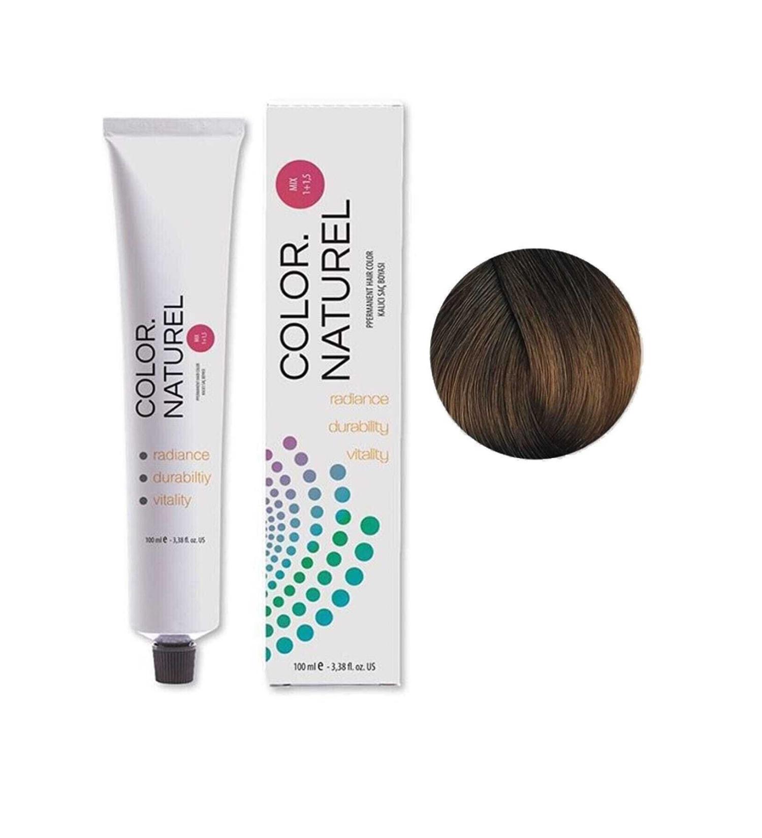 Color Naturel Permanent Hair Dye 100 ml 6.77 Chocolate Brown