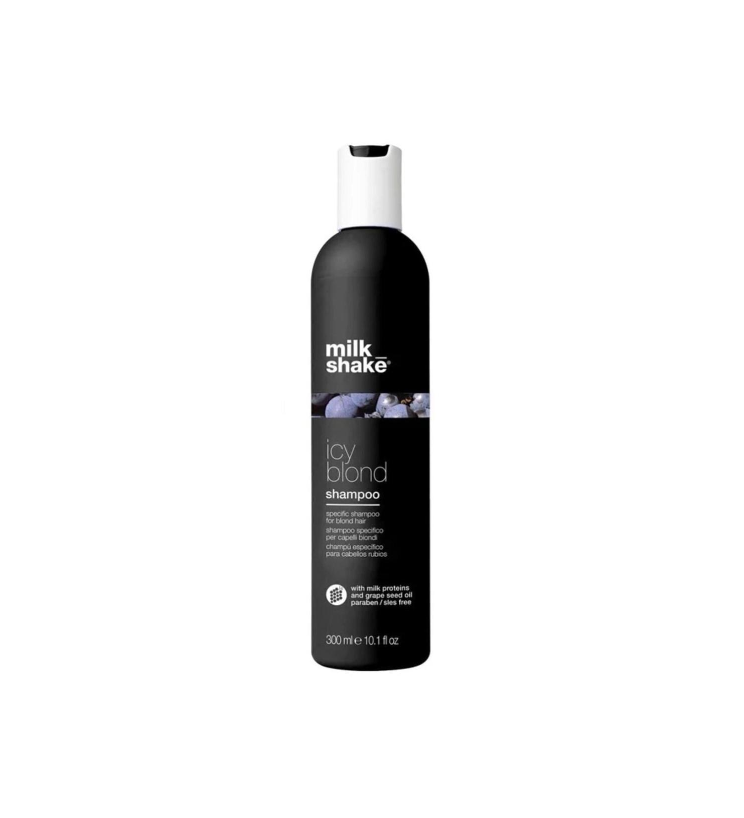 Milkshake Icy Blond Shampoo For Very Light Blonde And Platinum Blonde Hair 300 Ml