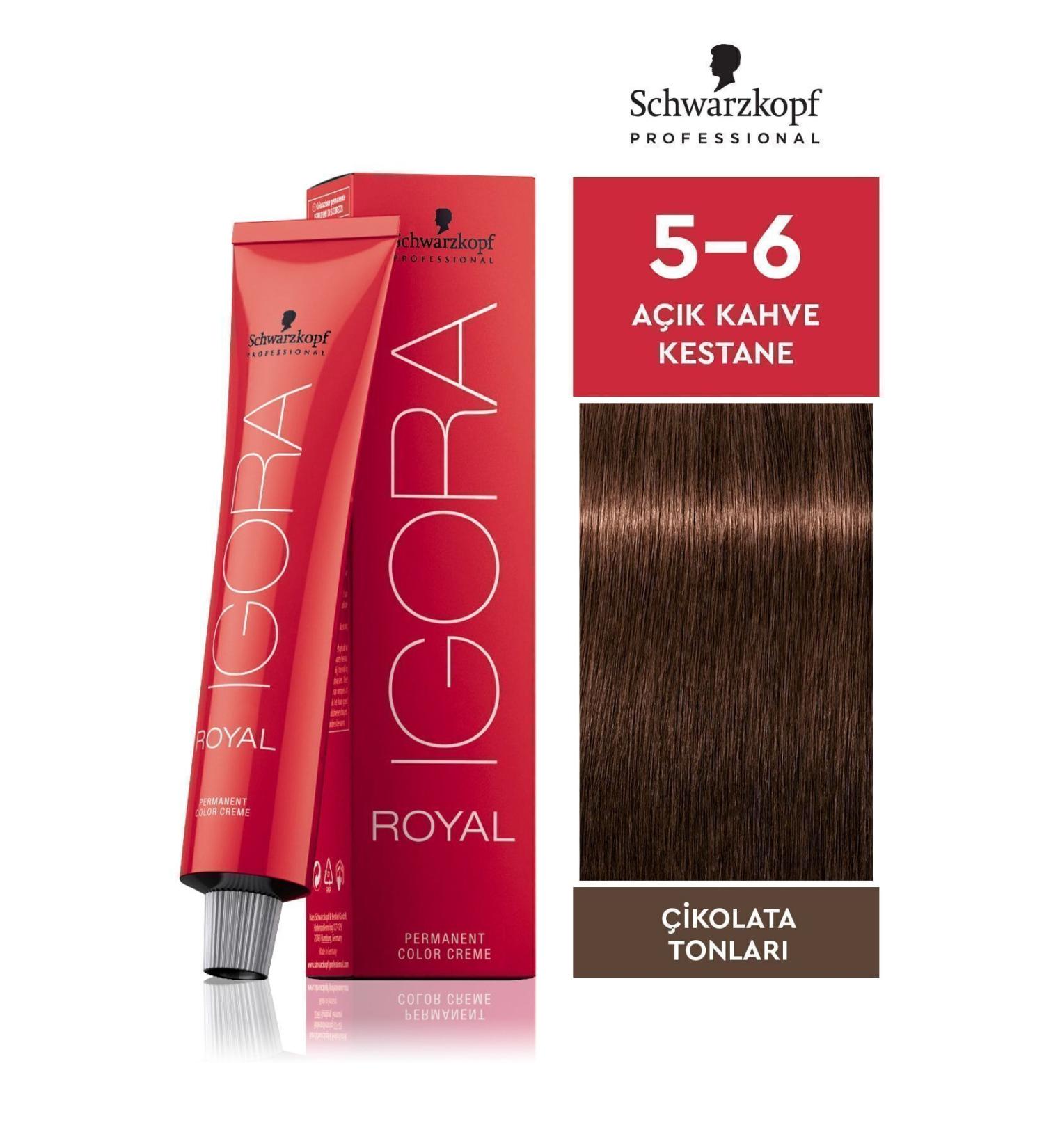 Igora Royal Chocolate Shades 5-6 Light Brown-chestnut 60ml - Buy Online on GoSupps.com
