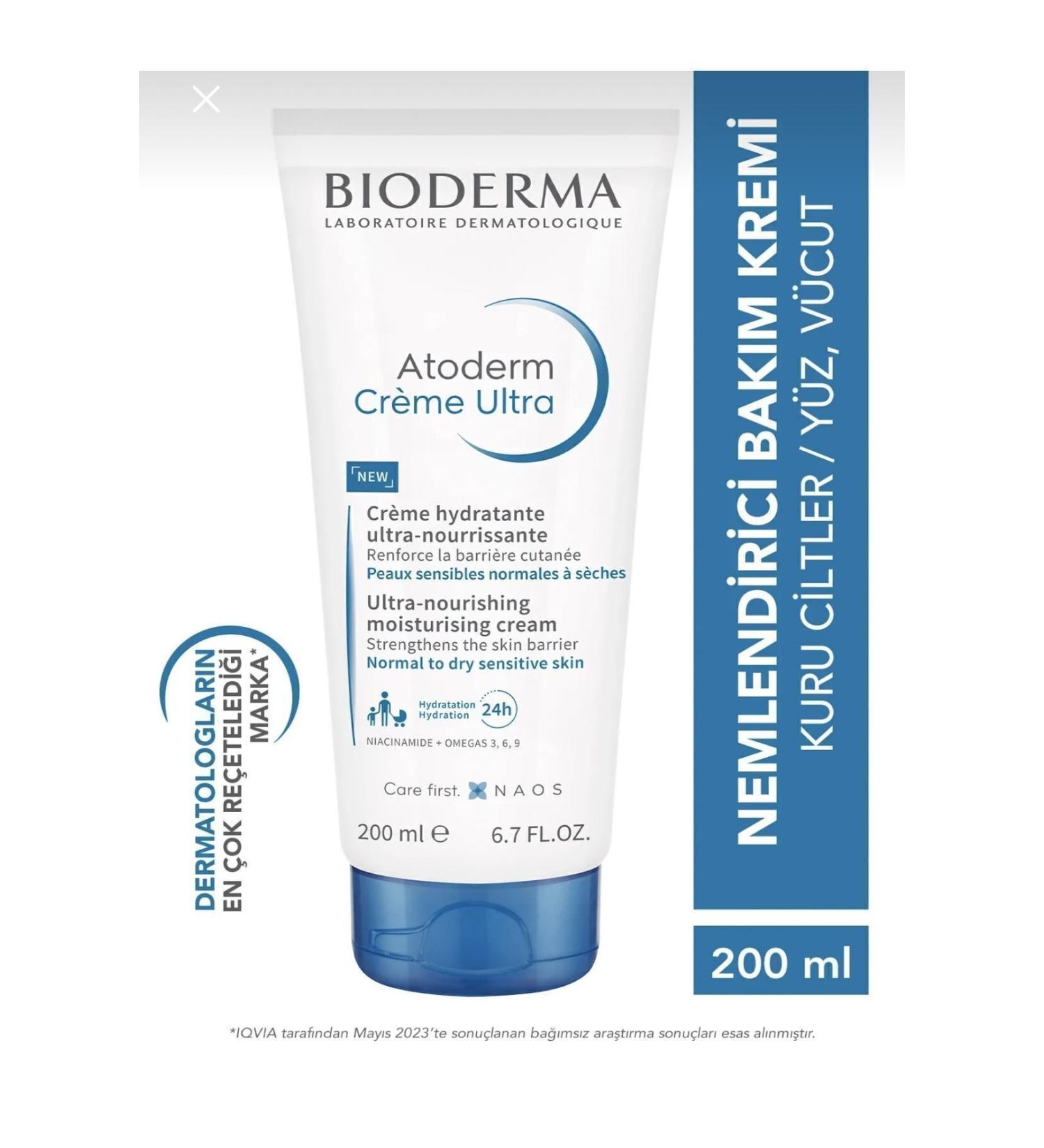 Bioderma BIODERMA ATODERM CREME ULTRA 200 ML - Buy Online on GoSupps.com