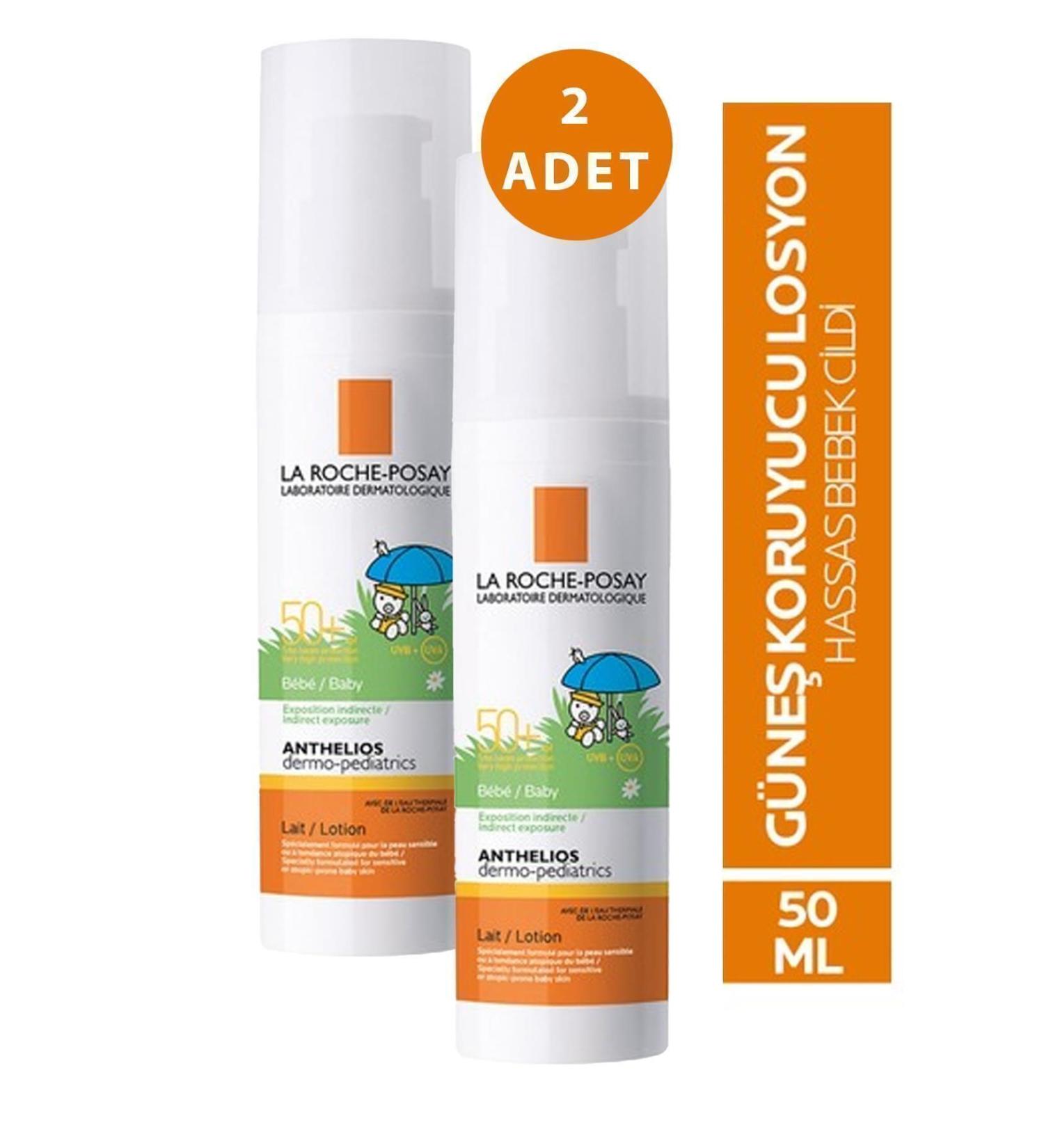 La Roche Posay Anthelios Xl Dermo-pediatrics Baby Lotion Spf50 50 ml 2 Pcs
