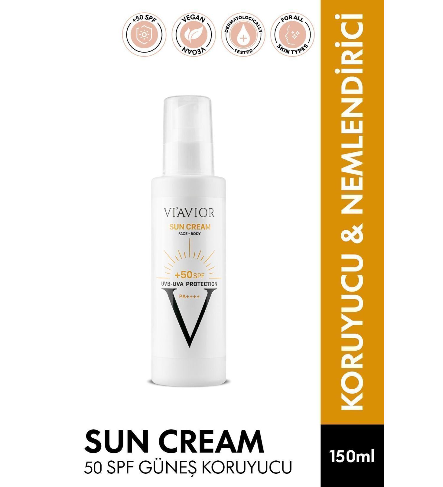 V AV OR Sun Cream 50 Spf Sunscreen Cream Daily High UV Protection Anti-Stain Refreshing 150ml - Buy Online on GoSupps.com