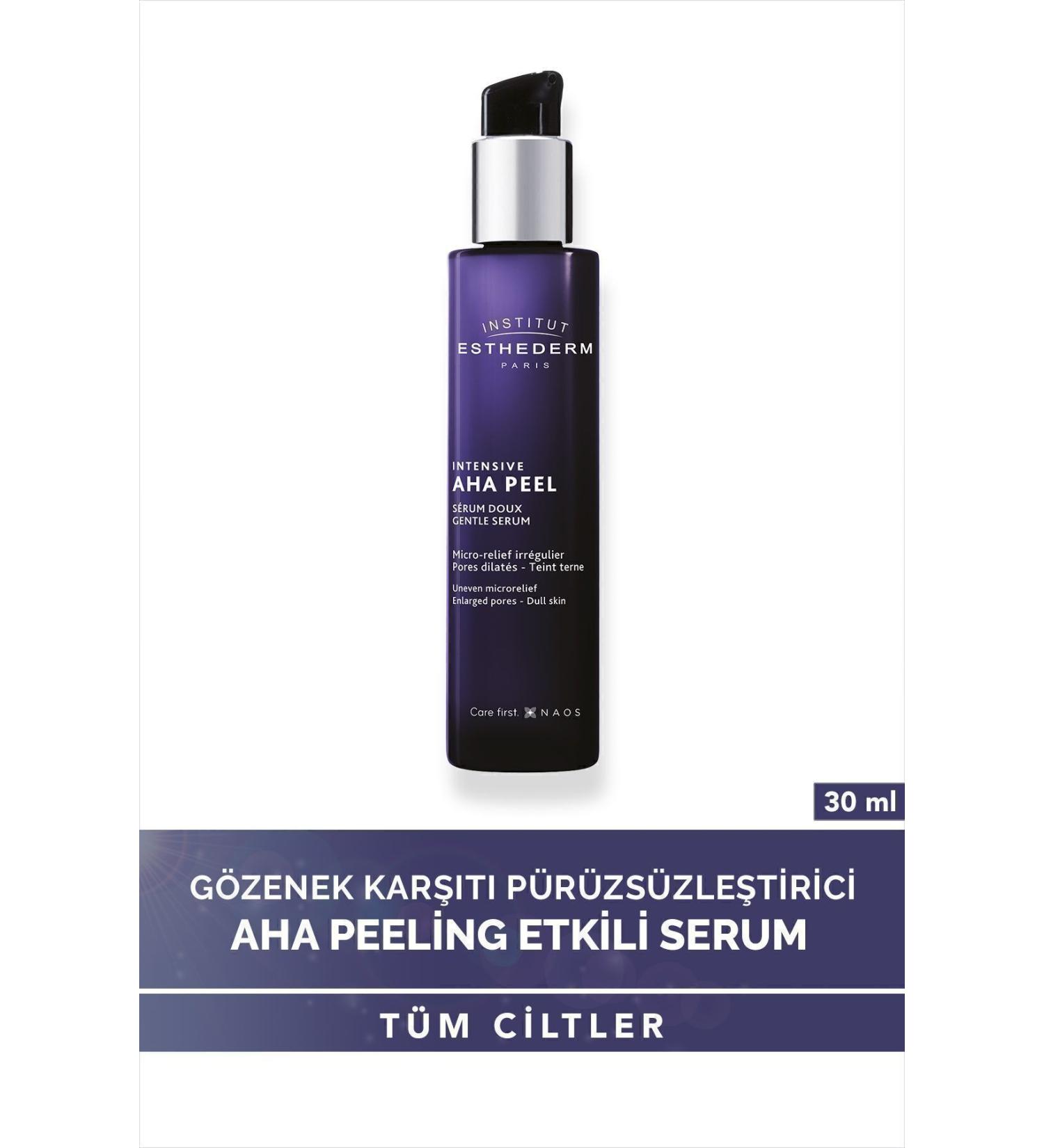 INSTITUT ESTHEDERM Intensive Aha Peel Gentle Serum Renewing and Smoothing Effective Face Care Serum 30ML - Buy Online on GoSupps.com