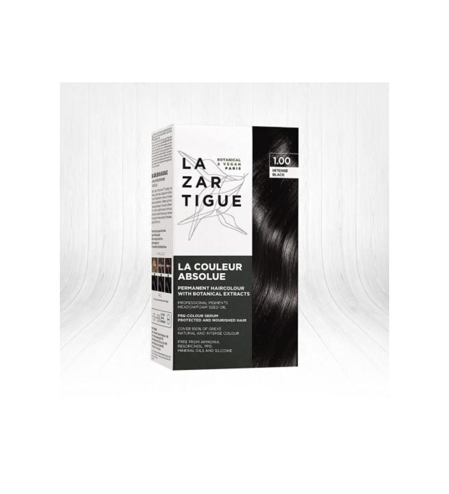 JF Lazartigue Lazartigue Absolue Color Hair Dye 1.00 Intense Black