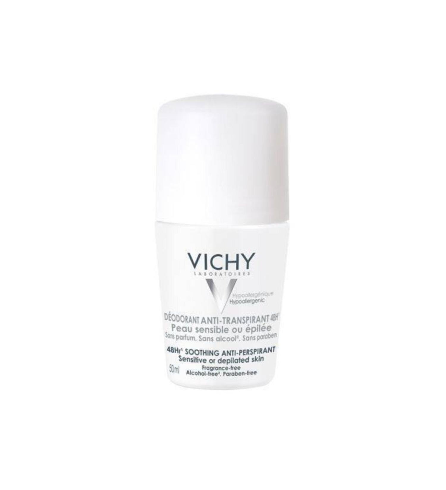 Vichy Sensitive Anti-Perspirant 50 Ml Sensitive Skin Deo Roll-on