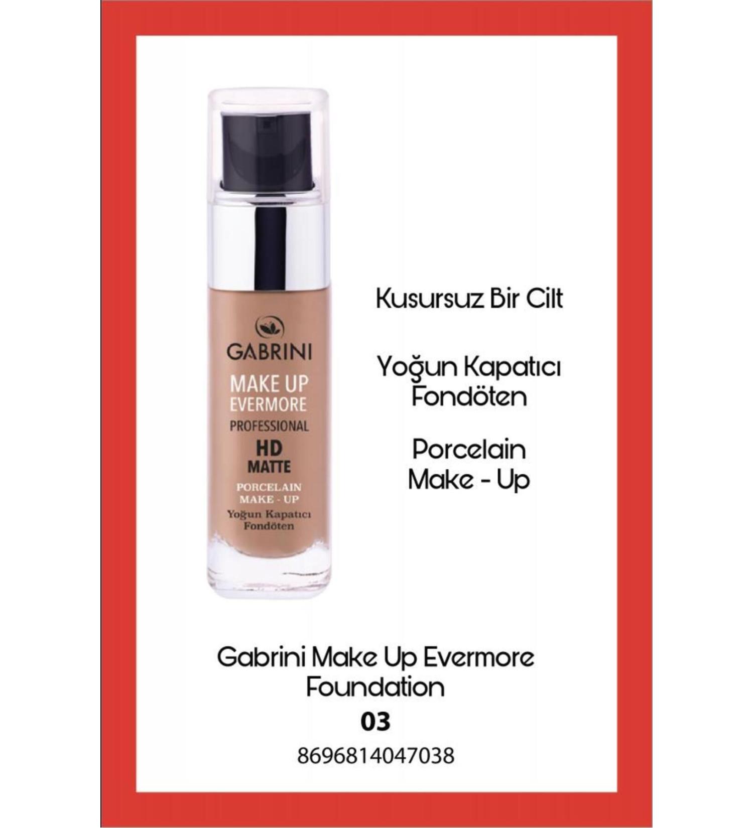 Gabrini Make Up Evermore Foundation - 03
