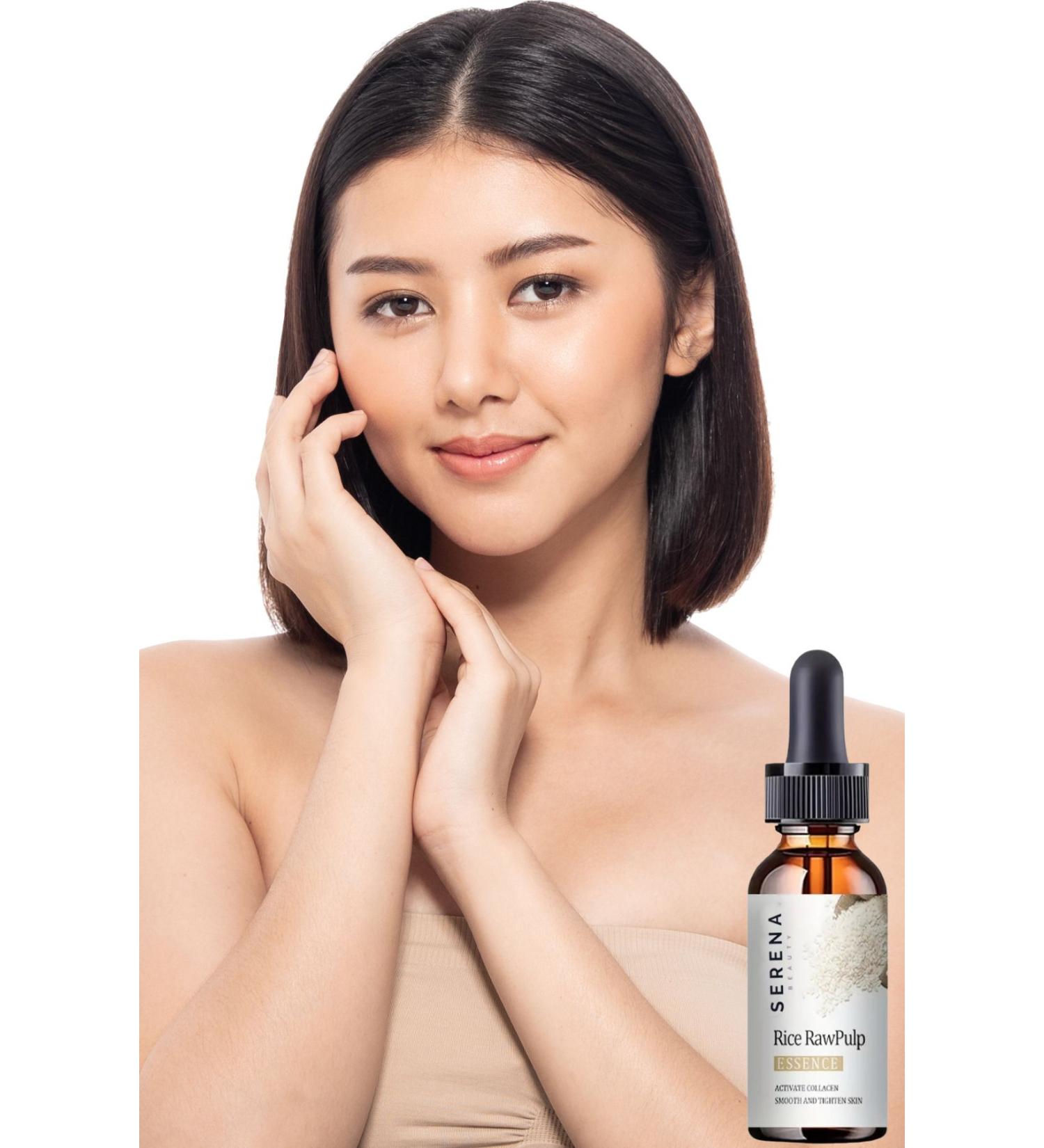 serena beauty Rice Essence Face Serum & Concentrate & Pure Rice Essence & Rice Serum & Pores & Brightening - Buy Online on GoSupps.com