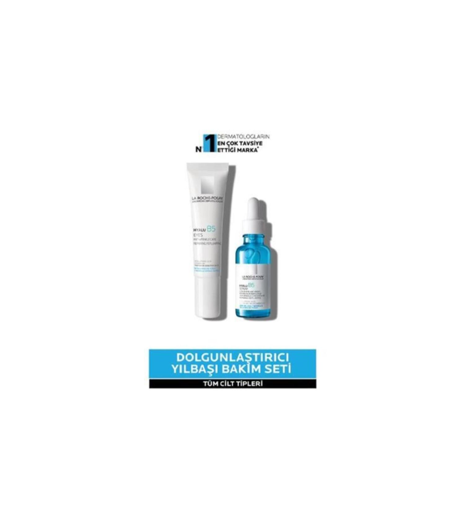La Roche Posay Moisturizing Serum for Dehydrated Skin 30 Ml- Anti-Dark Circle Eye Cream 15 Ml GHair844 - Buy Online on GoSupps.com