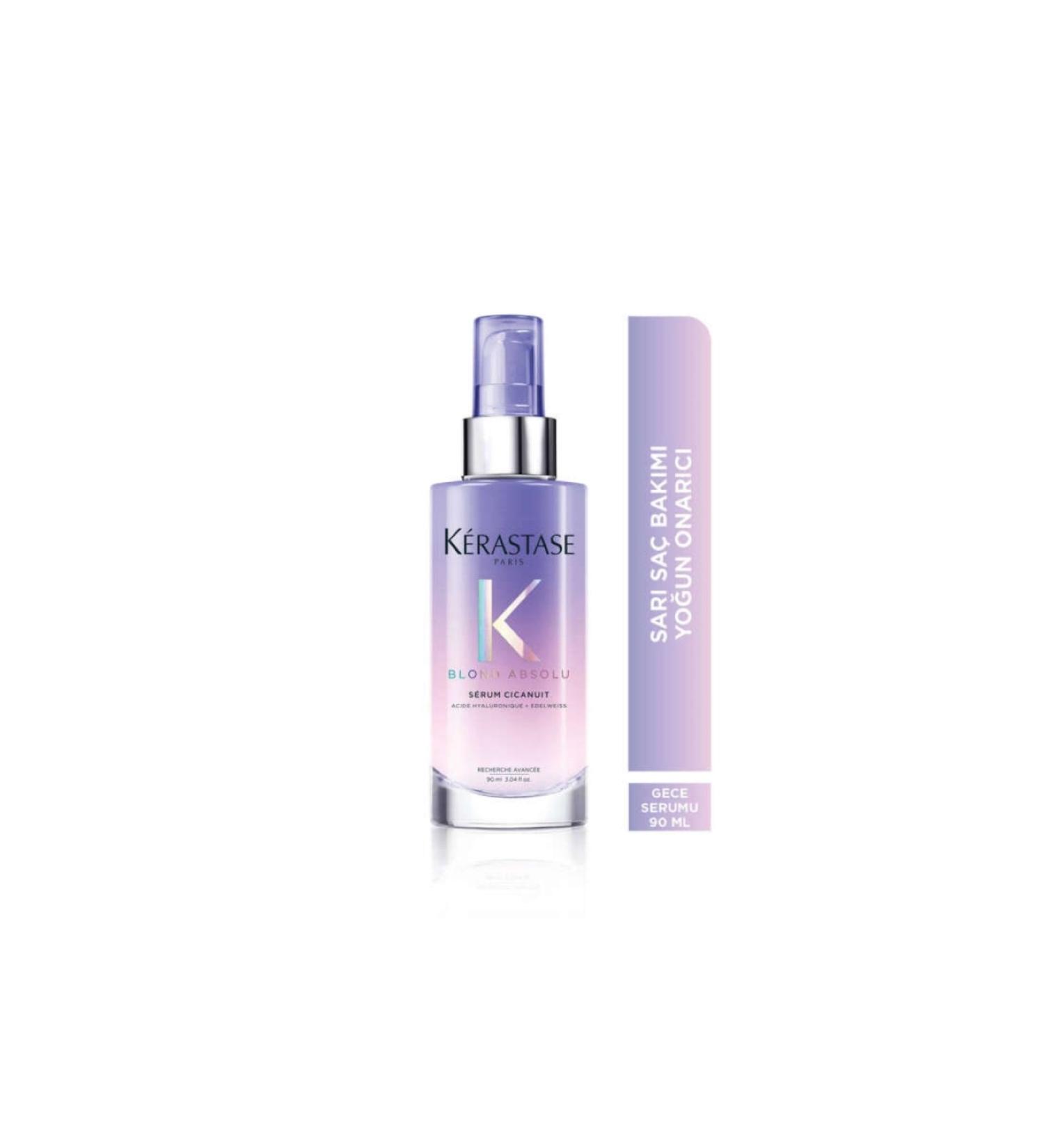 Kerastase Blond Absolu S rum Cicanuit Overnight Moisturizing Care Serum for Blonde Hair 90 ml..
