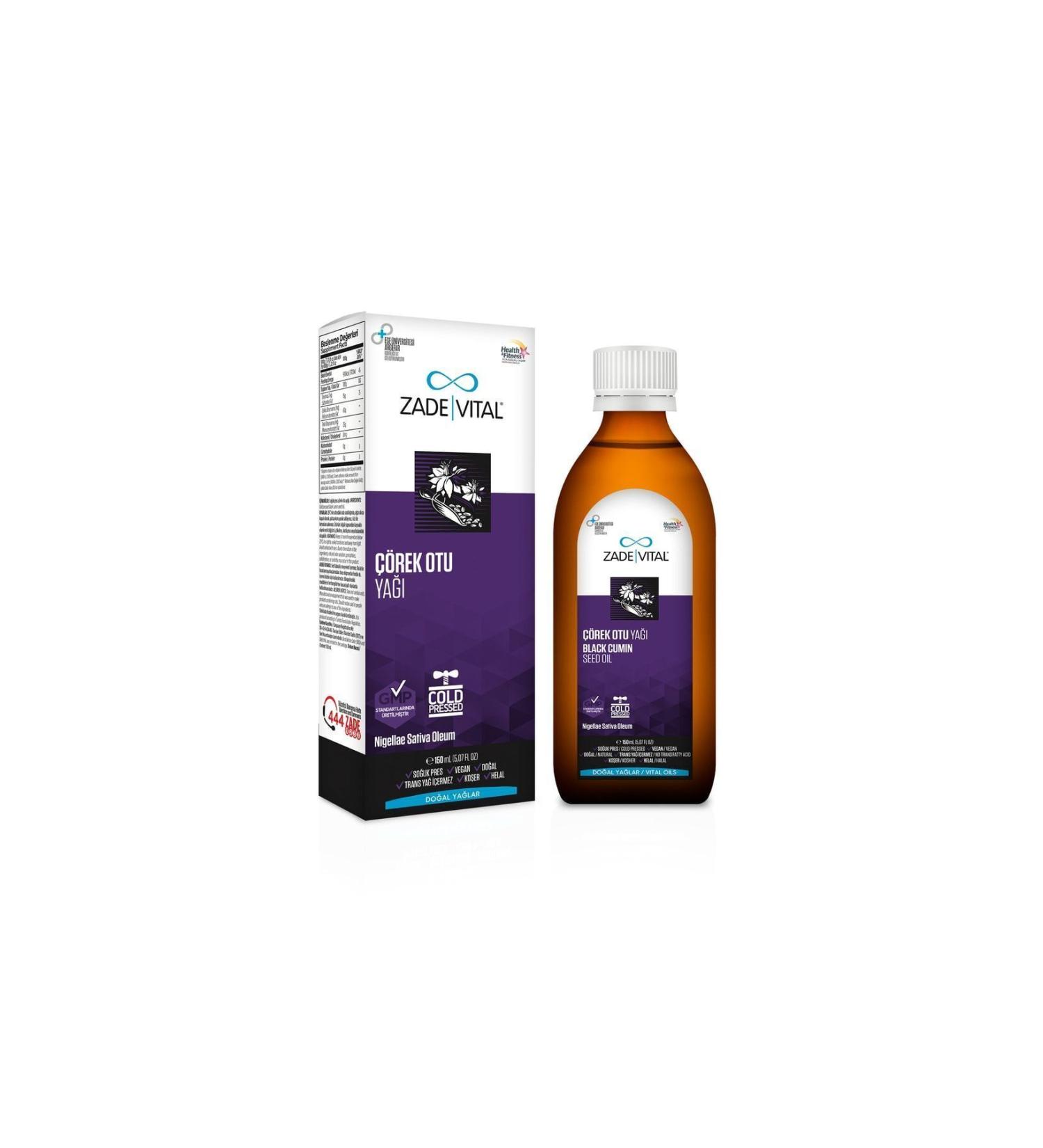 Zade Vital Black Cumin Oil 150 ml