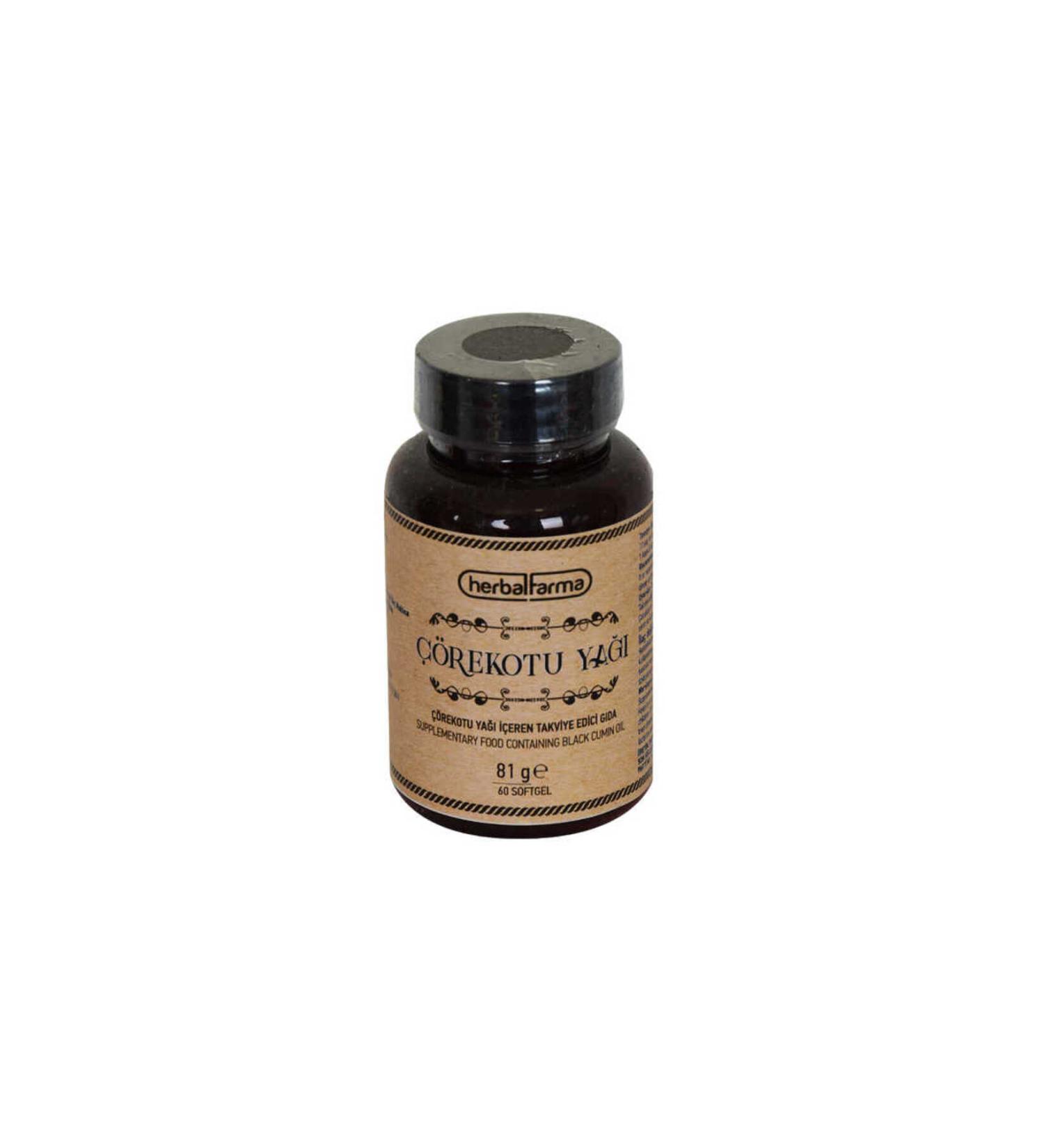 UDMK STORE Black Cumin Oil 81 Gr 60 Capsules Softgel