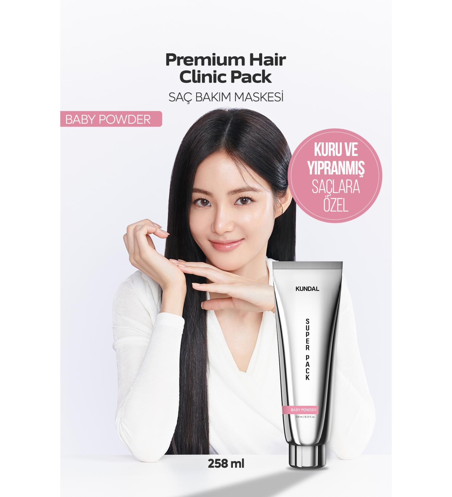 Kundal Intensive Moisturizing and Nourishing Hair Care Mask Premium Hair Clinic Pack 258ml(BABY POWDER) - Buy Online on GoSupps.com