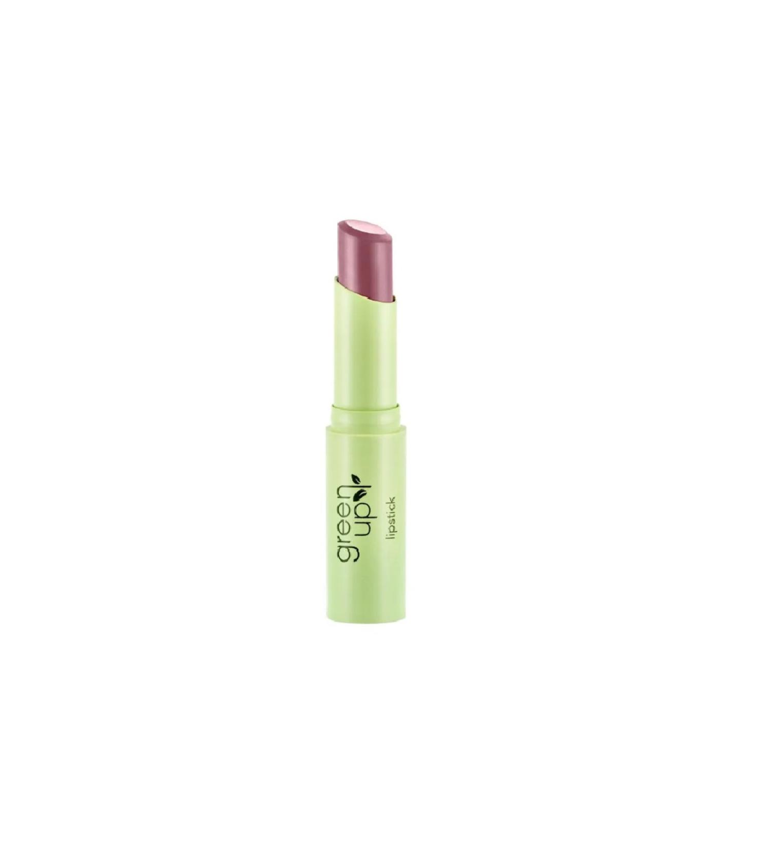 Flormar Green Up High Pigment & Semi-Matte Finish Vegan Lipstick - 007 PRETTY NUDE - Buy Online on GoSupps.com