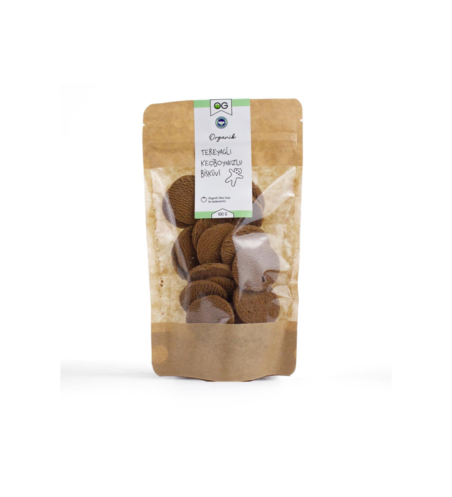 OG natural Organic Butter Carob Biscuits 100 gr