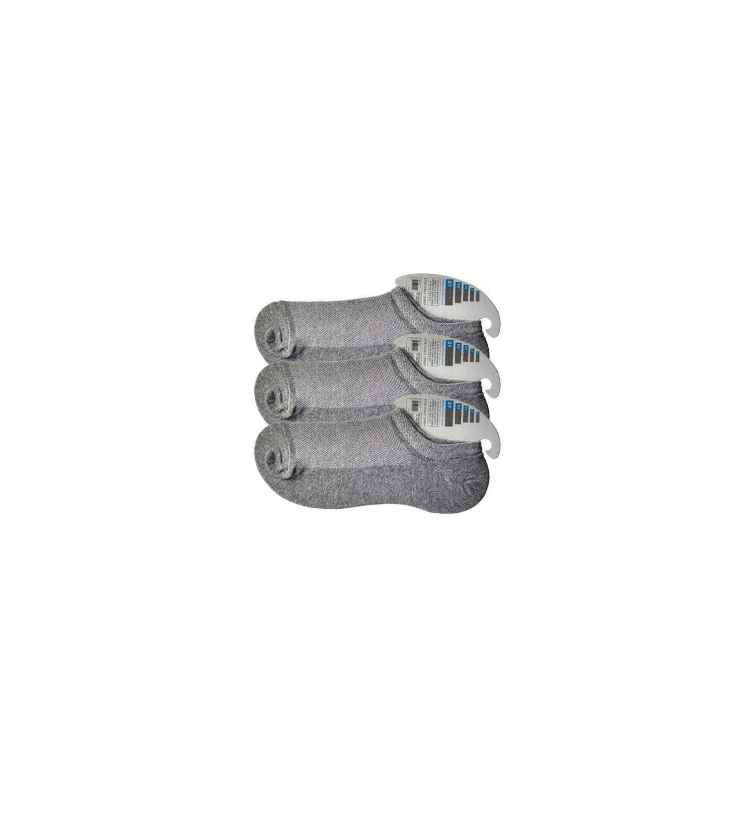 Skygo Gray Men's Invisible Socks 3 pairs