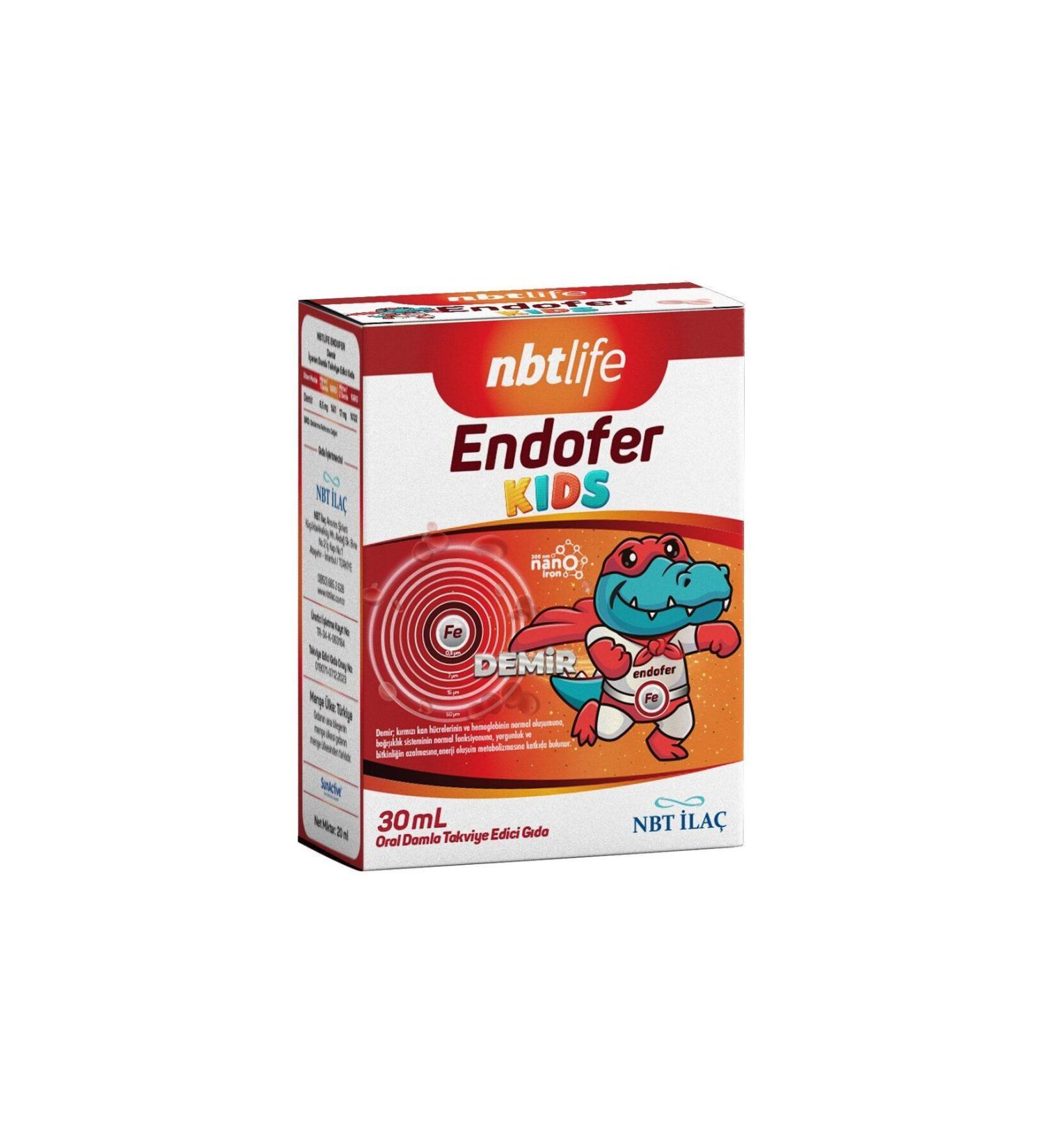 NBT Life NbtLife Endofer Kids 30ml Drops iron containing supplementary food