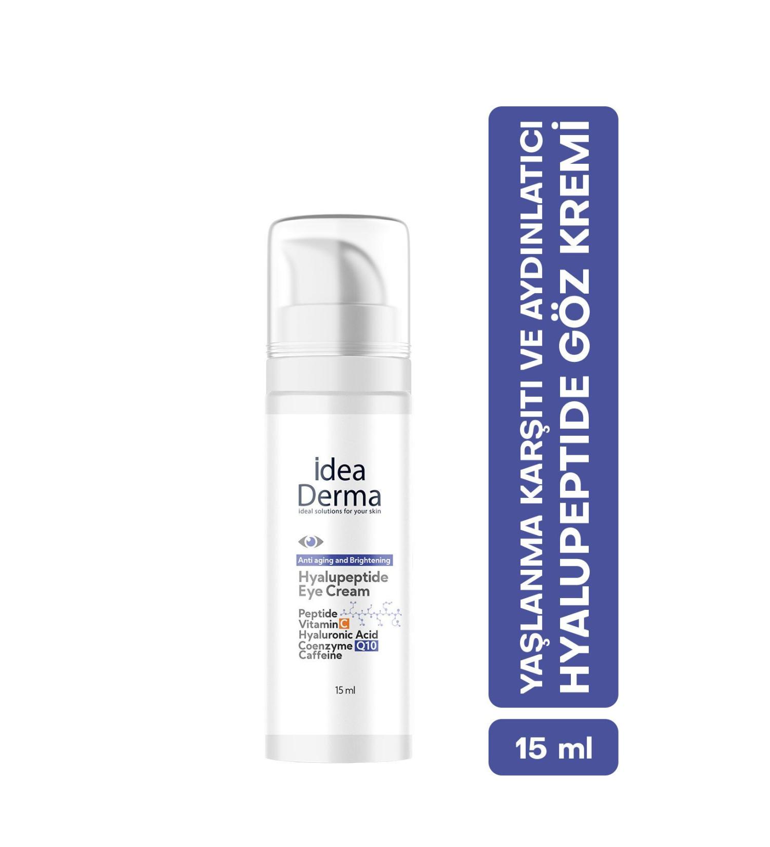 Idea Derma Idea Derma Hyalupeptide Eye Cream 15 ml - Buy Online on GoSupps.com