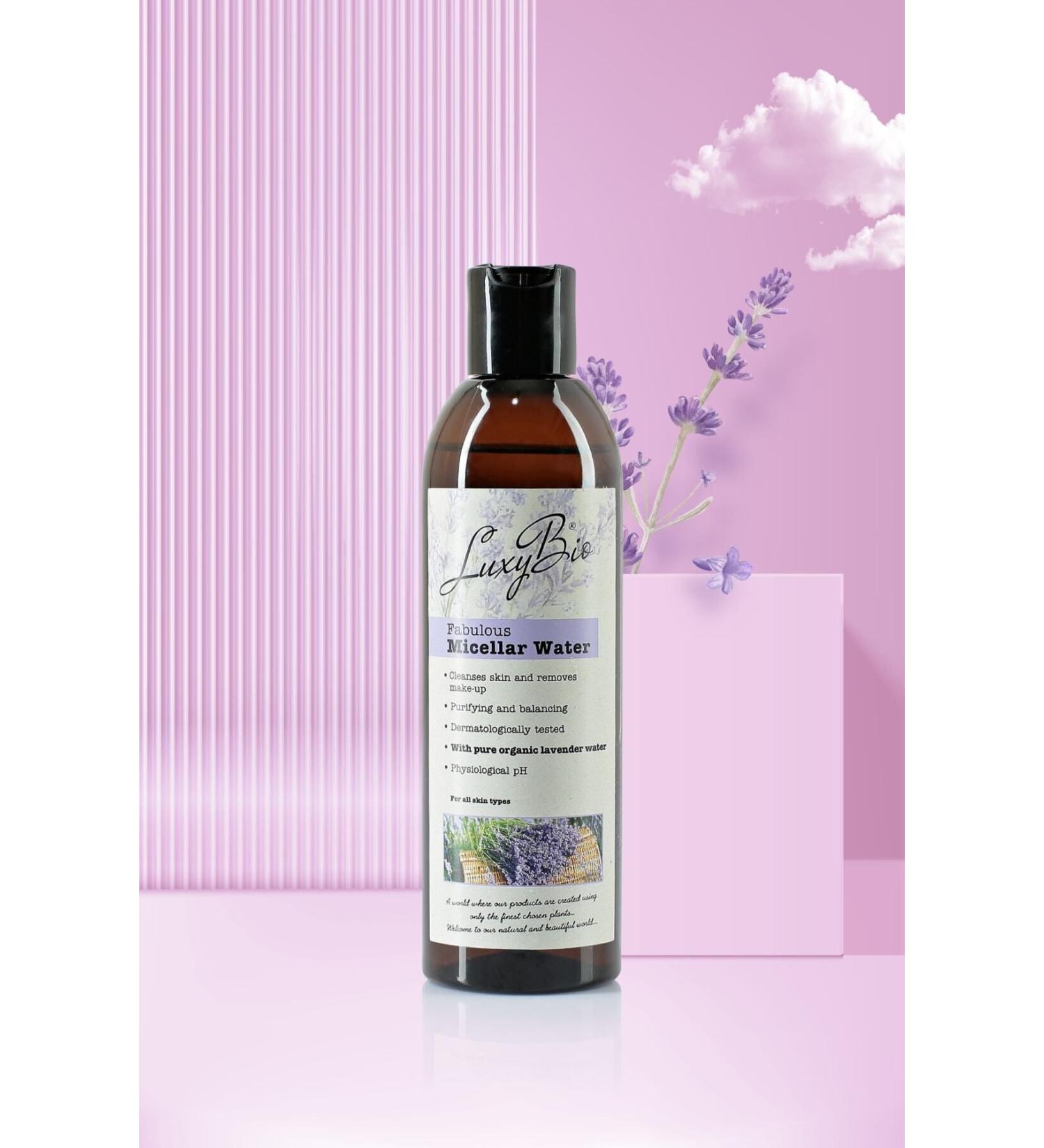 Luxy Bio Natural Lavender Micellar Make-Up Remover Water 250 ml - Buy Online on GoSupps.com