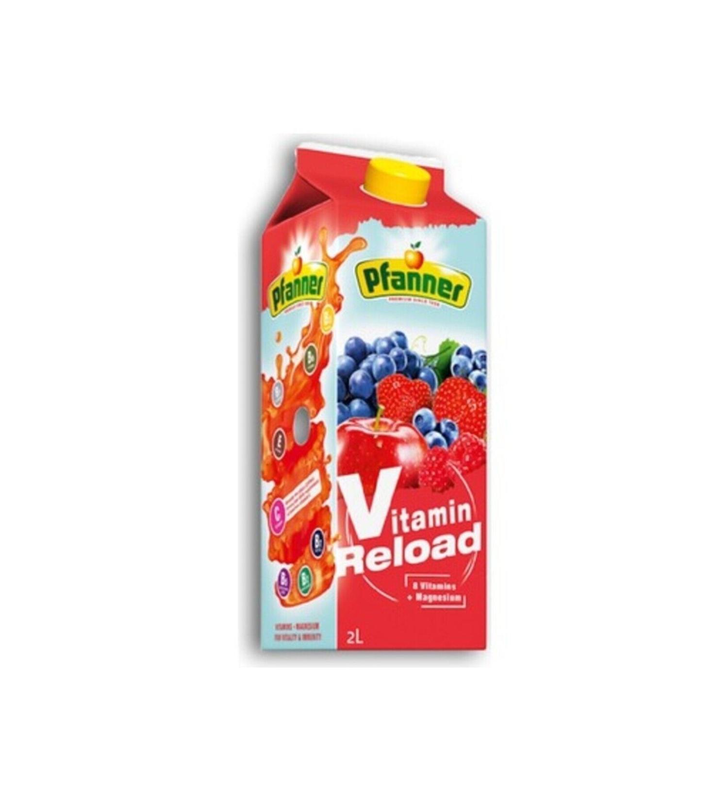 Pfanner Vitamin Reload Mixed Fruit Juice 2lt