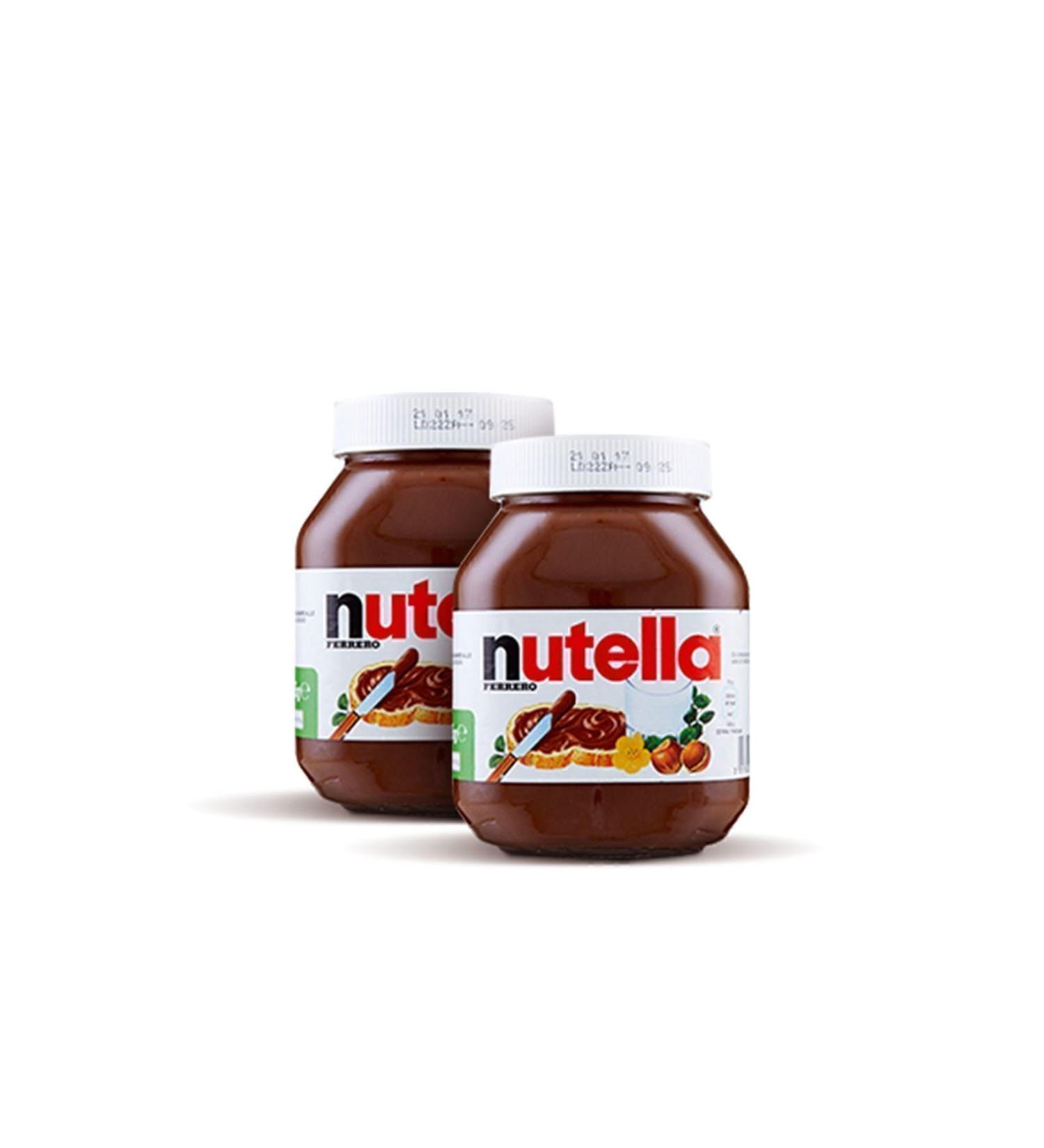 Kinder Nutella Cocoa Hazelnut Cream - 750 gr x 2 Pieces