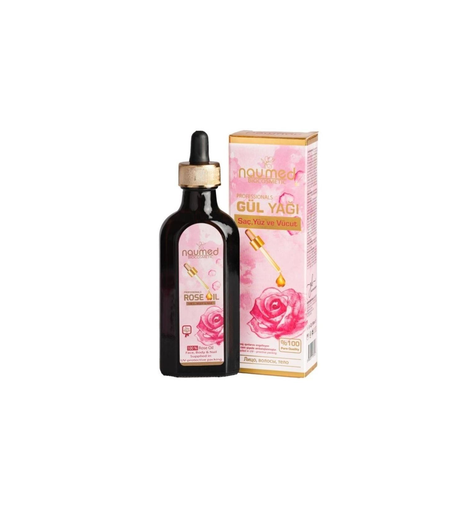 ElisaOtantik Rose Oil - Hair Face and Body Serum 100 Ml