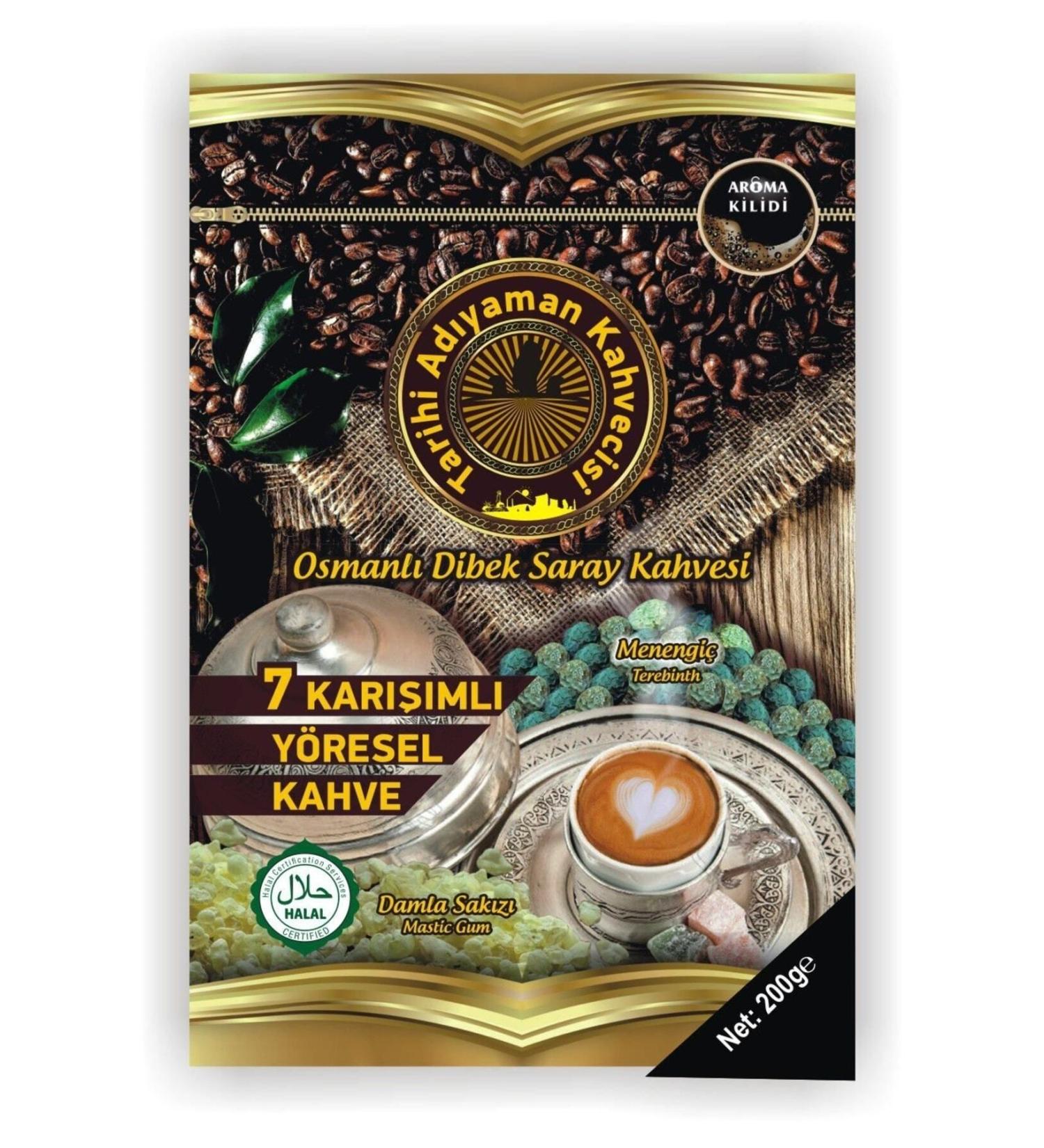 Historical Ad yaman Coffee Shop Mastic Dibek Coffee 200 G