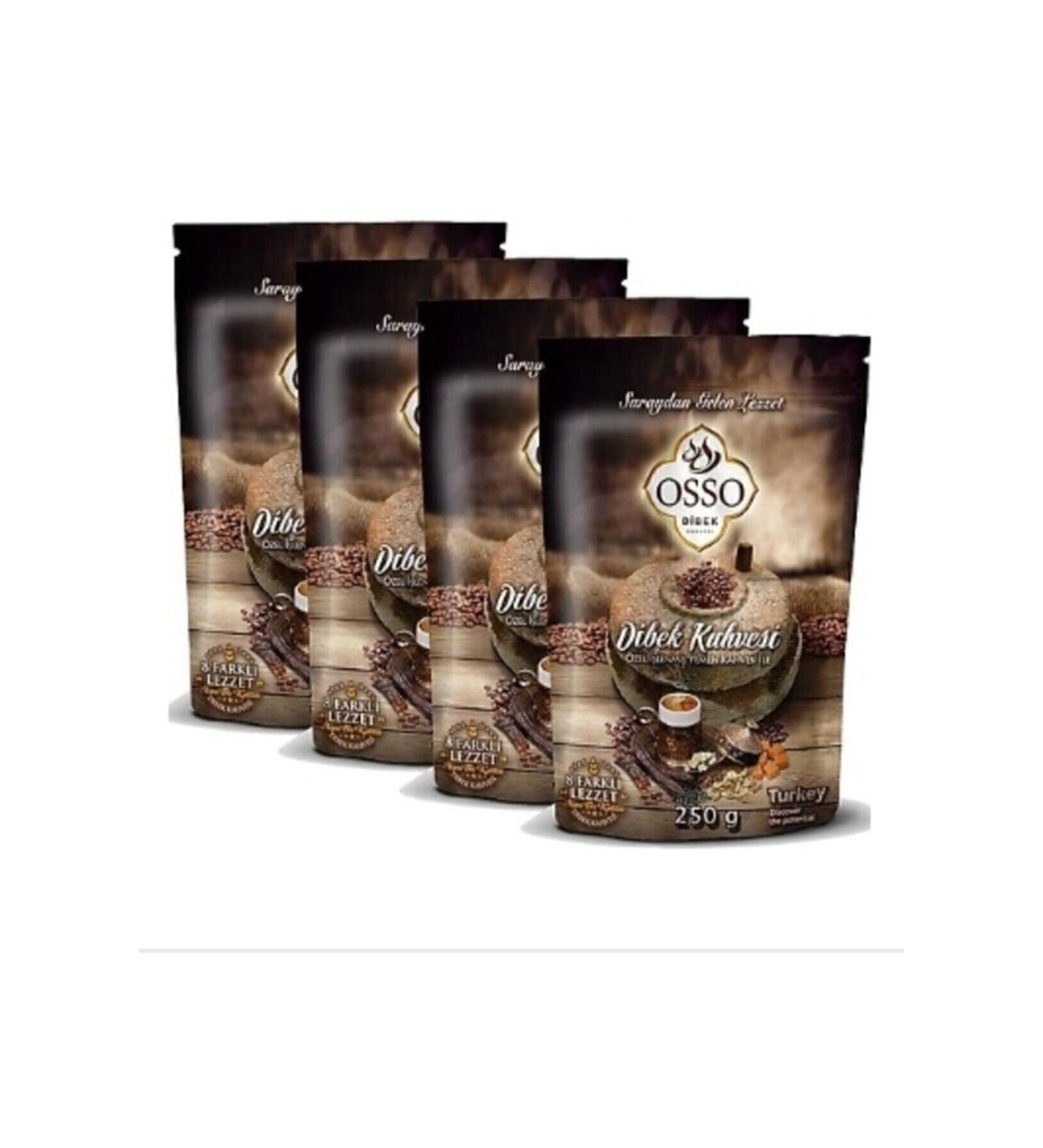 AH NLER NUTS Osso Dibek Coffee 4-Pack 200 Gr