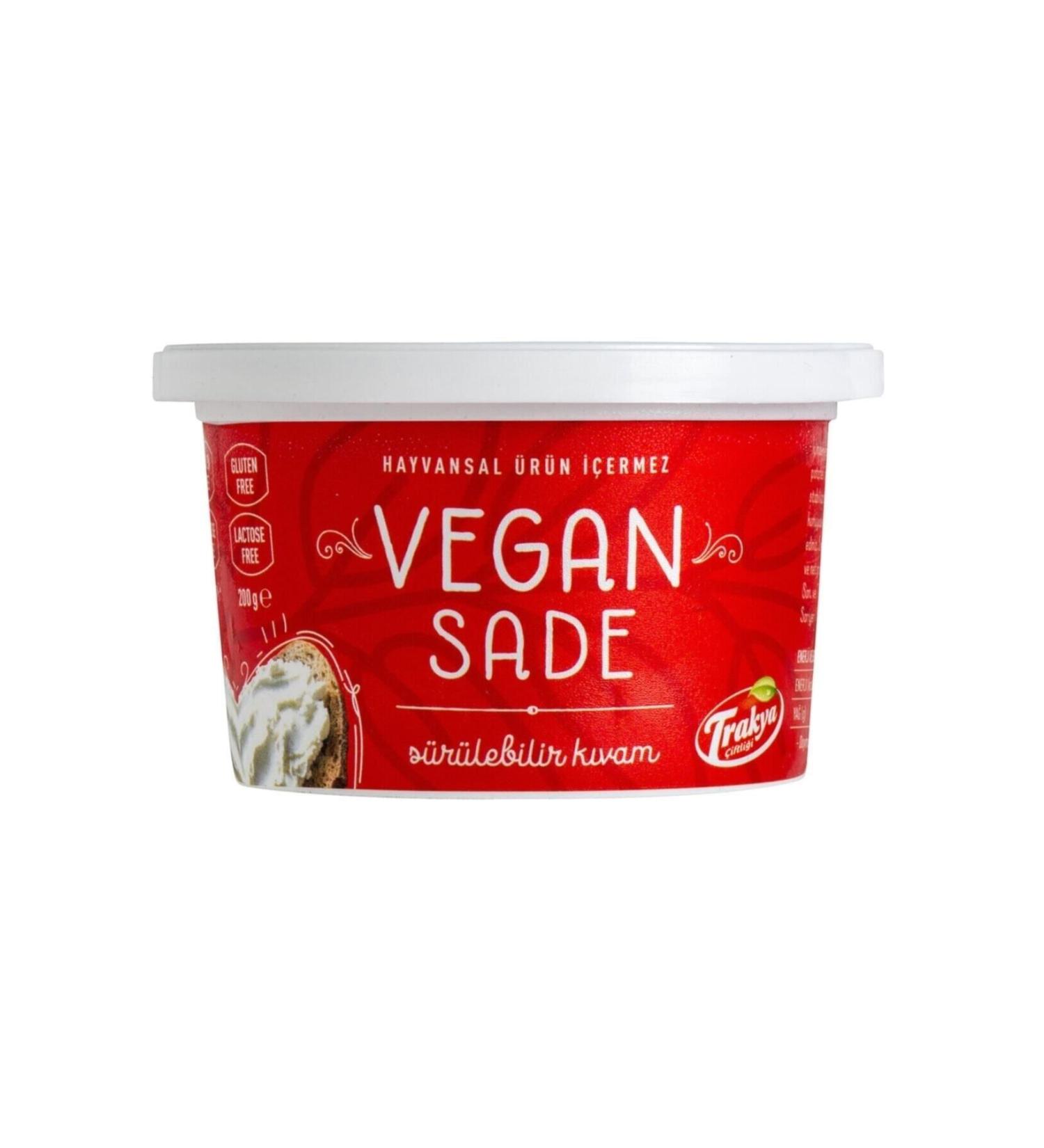 Trakya Farm Vegan Cream Plain 200 gr