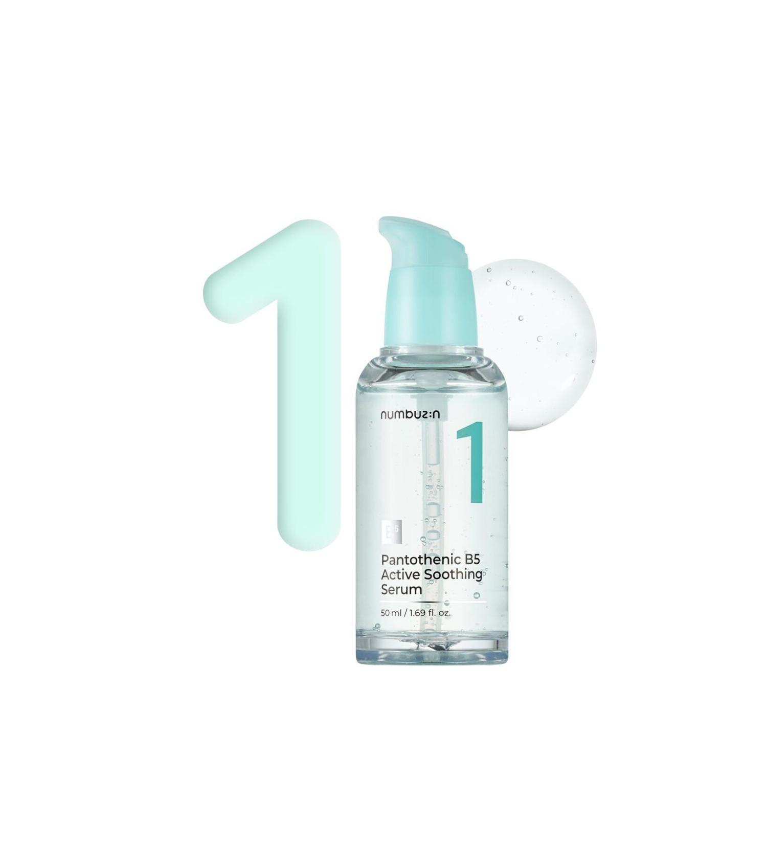 Numbuzin No.1 Pantothenic B5 Active Soothing Serum - Barrier Protective Serum 50ml - Buy Online on GoSupps.com