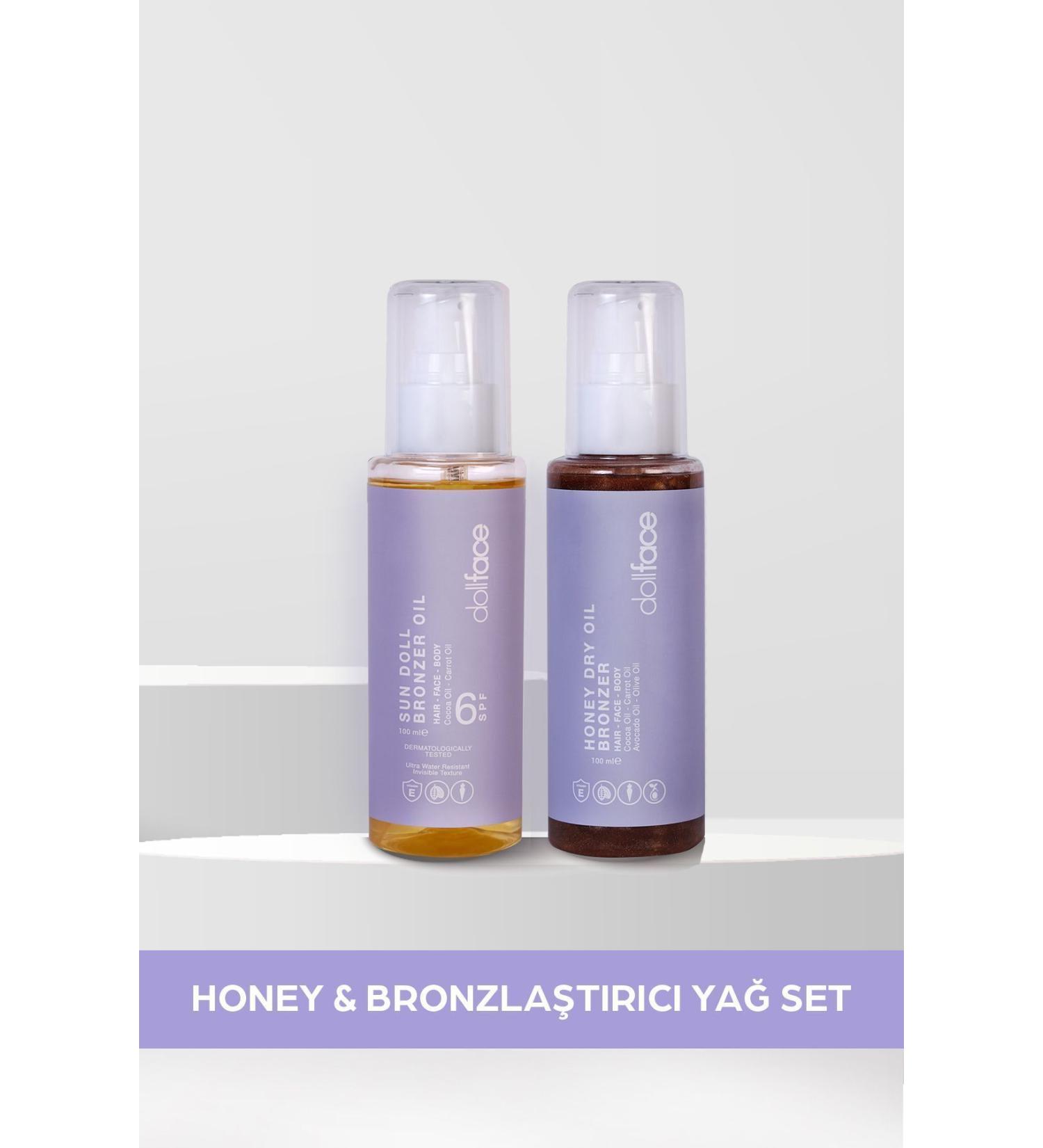 dollface Bronzing Oil & Honey 2 Piece Set - Buy Online on GoSupps.com