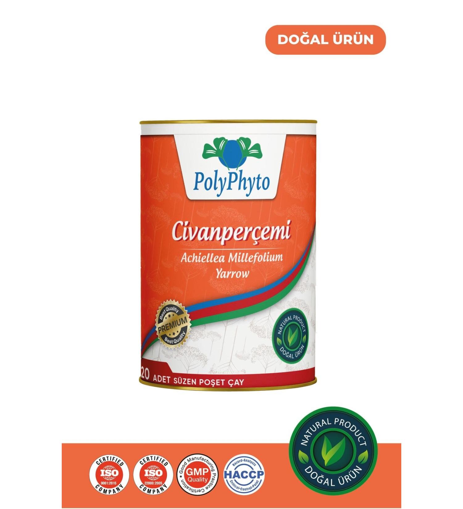 PolyPhyto Yarrow Tea 20 Filtering Bags