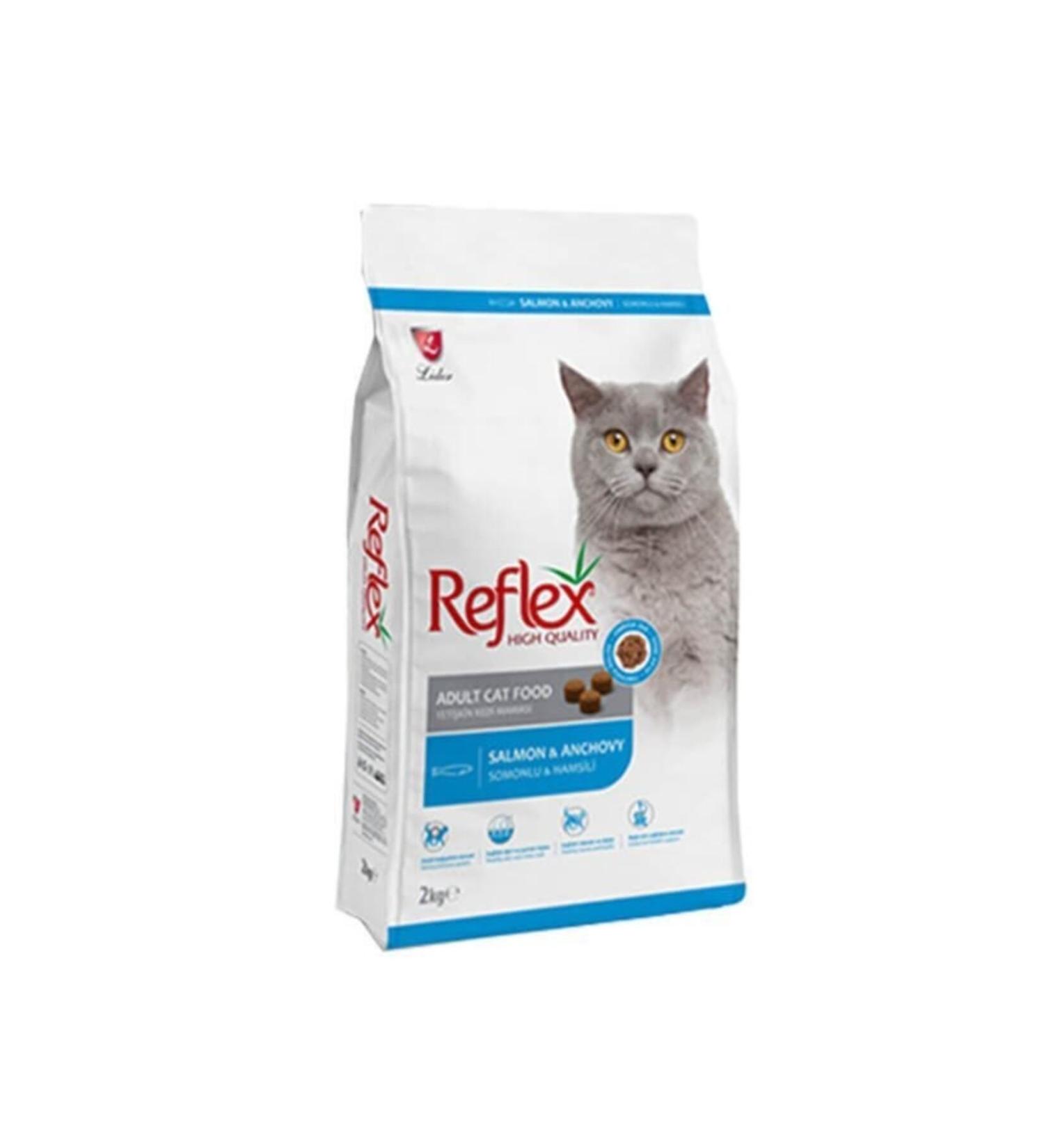 Reflex Adult Cat Food with Salmon and Anchovy 2 kg