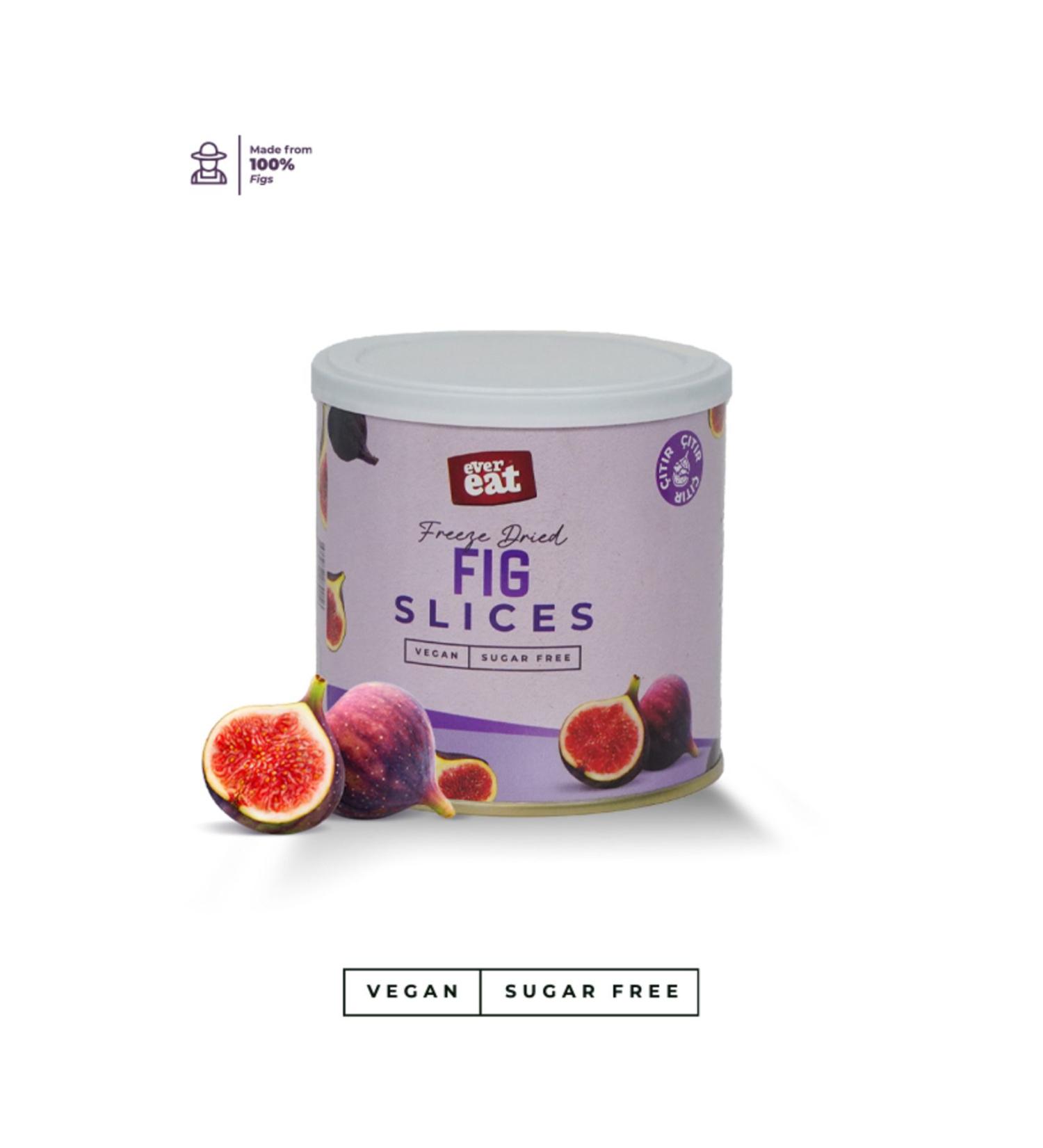 EverEat Freeze Dried Fig Kernels - Healthy Snack Produced by Freeze Dry Method - Buy Online on GoSupps.com