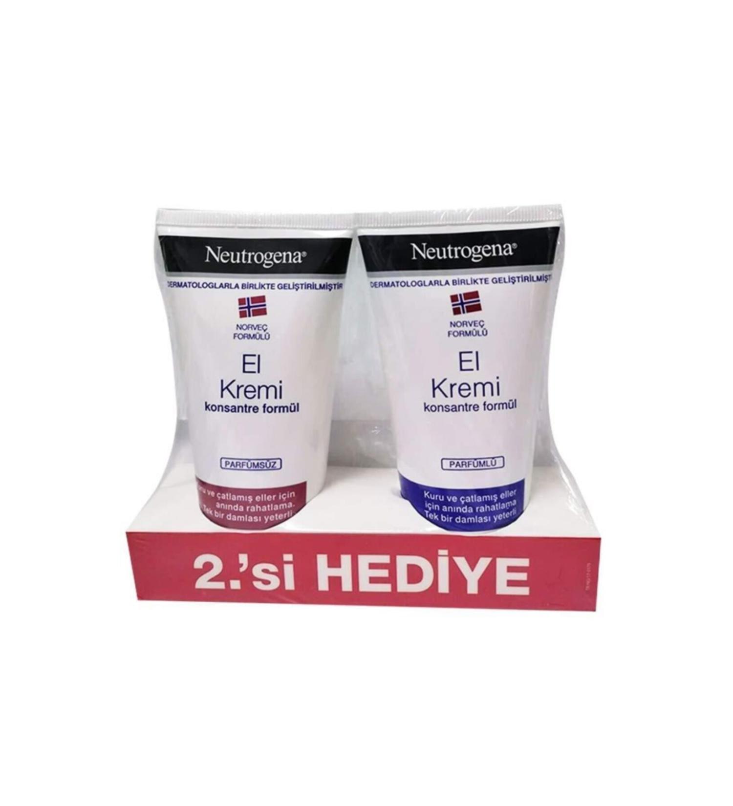 Neutrogena Unscented Hand Cream 75 ml - Perfumed Hand Cream 75 ml