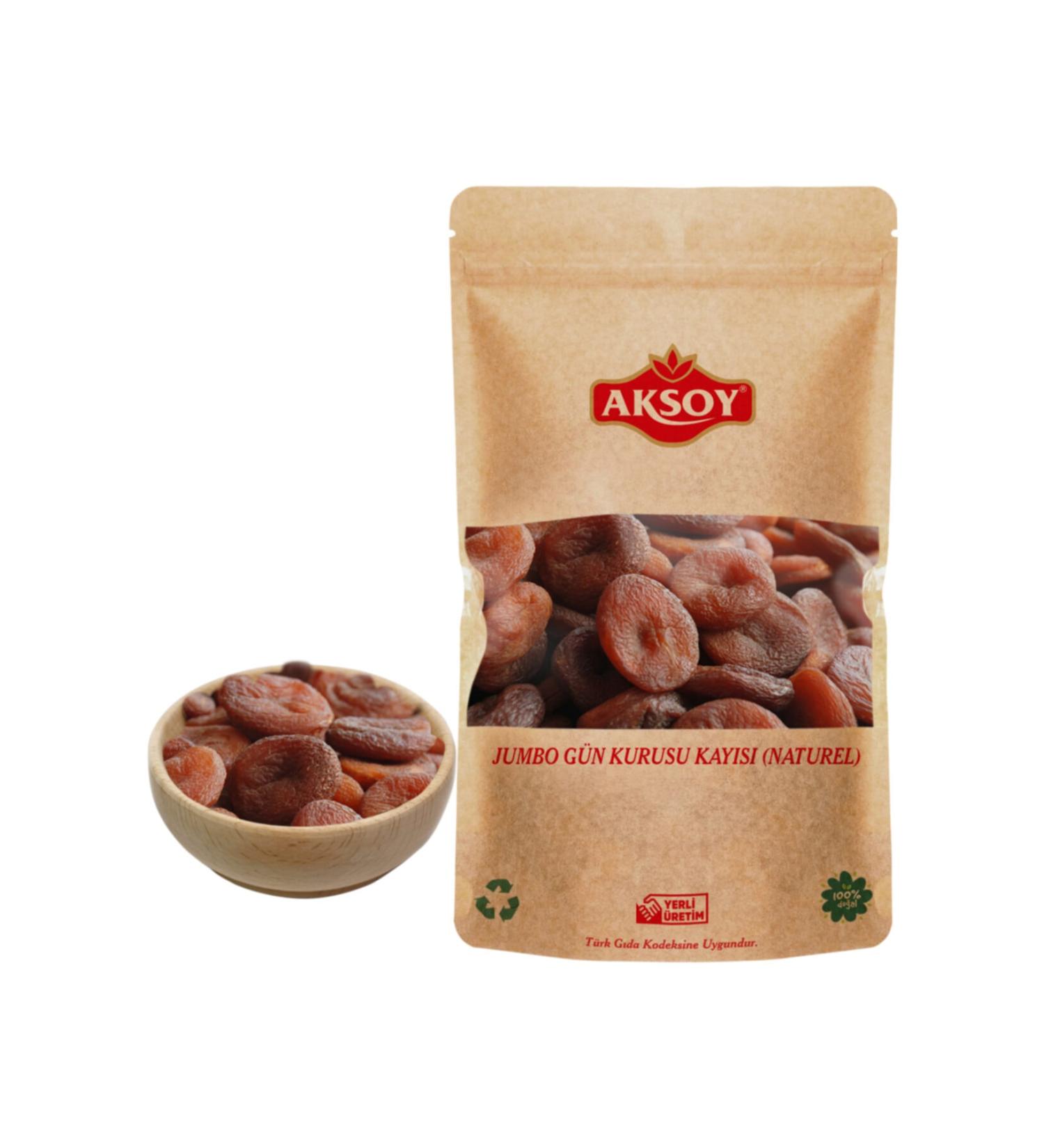 AKSOY Sun Dried Apricots Jumbo 500 Gr