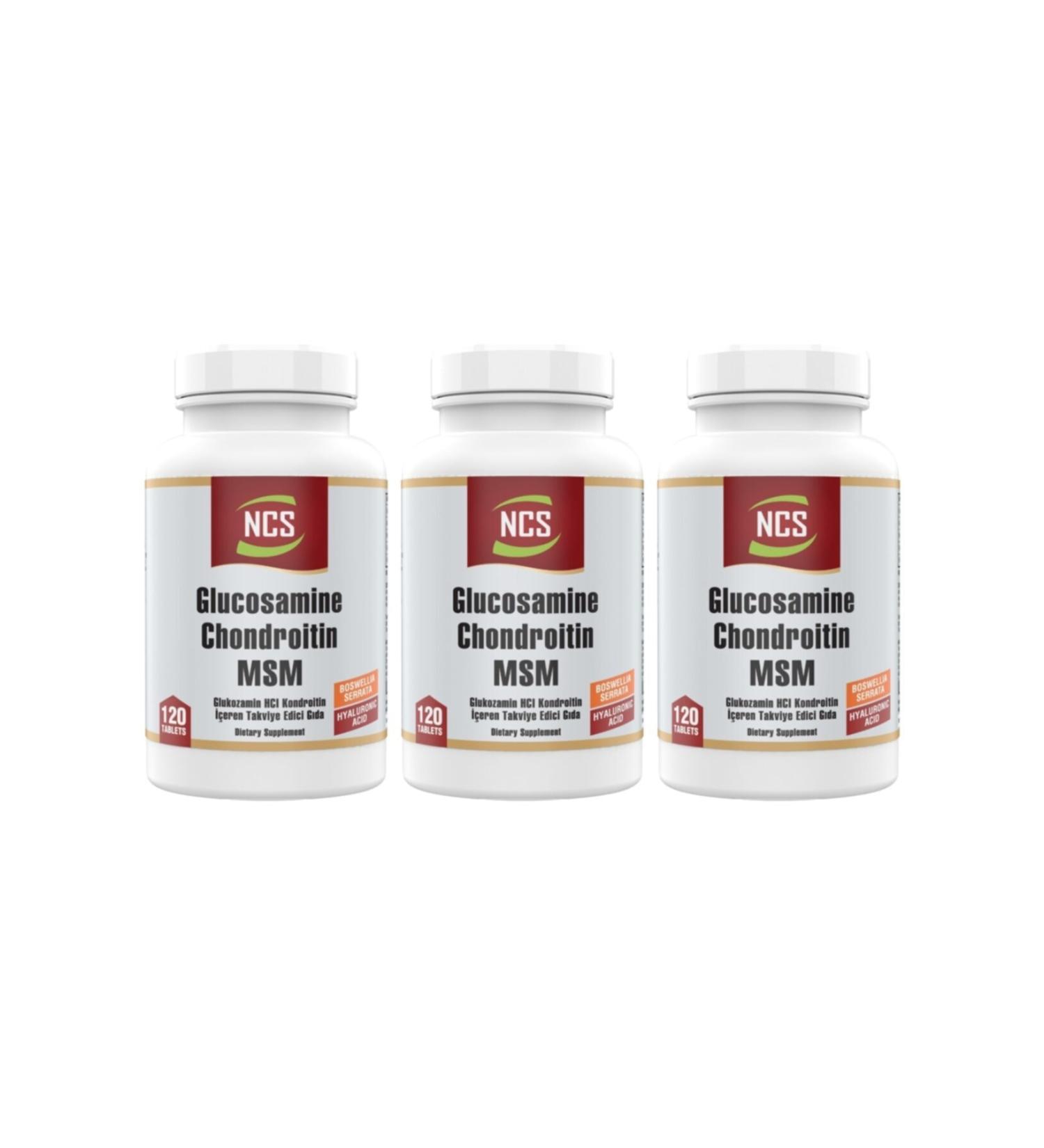 Nevfix Ncs Glucosamine Chondroitin Msm 120 Tablets