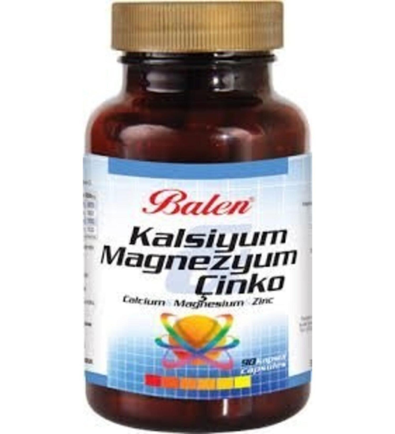 Balen Calcium Magnesium Zinc Capsule - Buy Online on GoSupps.com