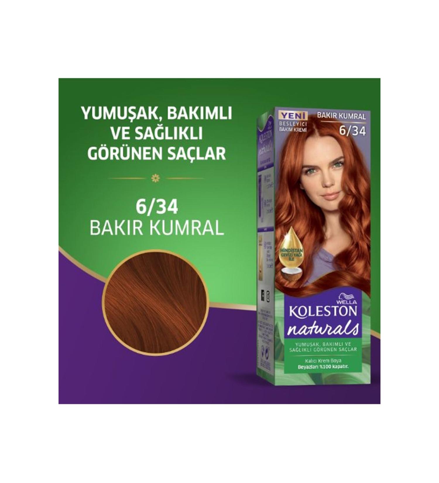 Naturals Hair Dye Copper Blonde 6/34 2x Pack - Lisinya