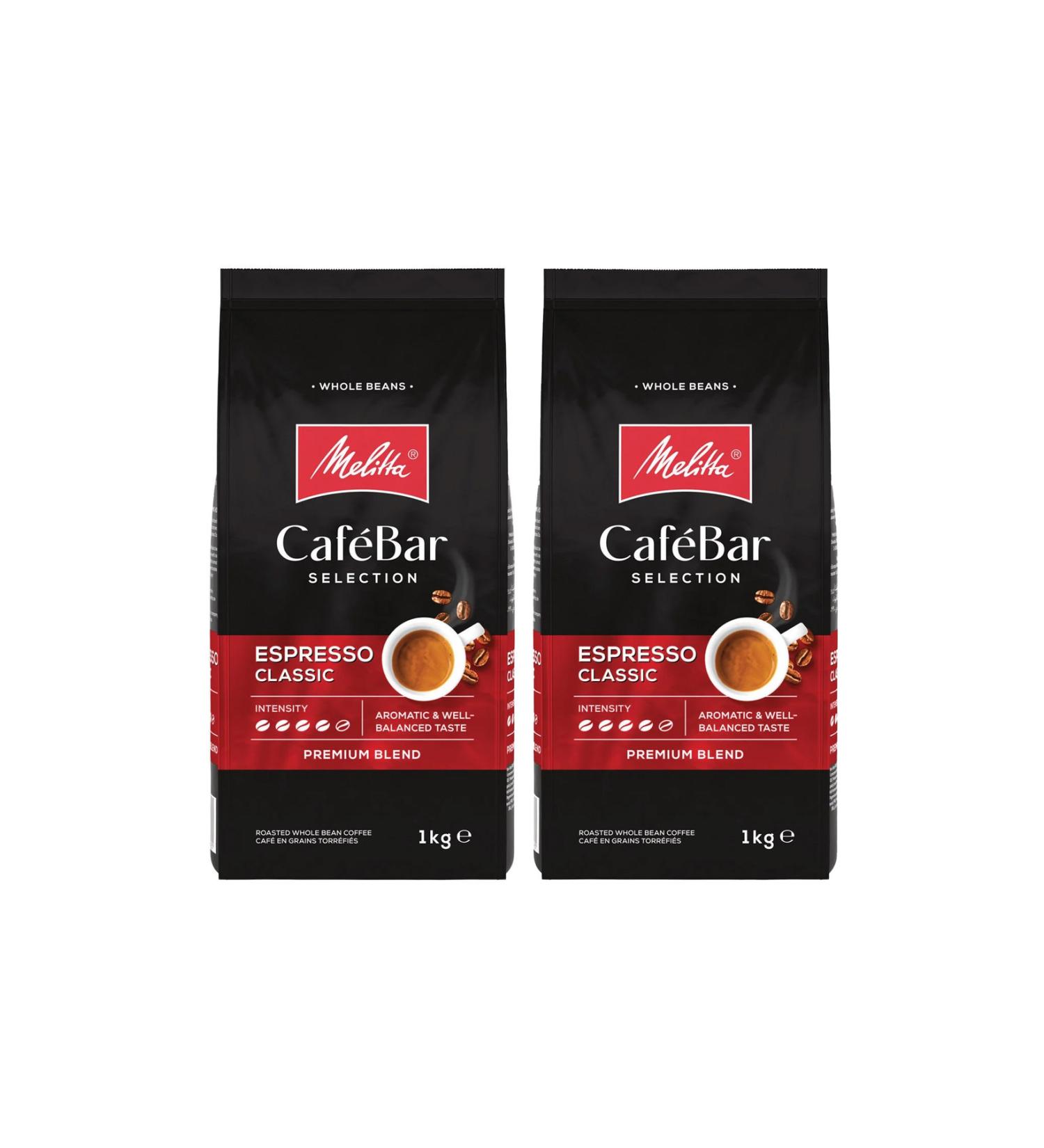 Melitta Cafebar Selection Espresso Classic Bean Coffee 2x1000gr Set of 2 No.4 - Buy Online on GoSupps.com