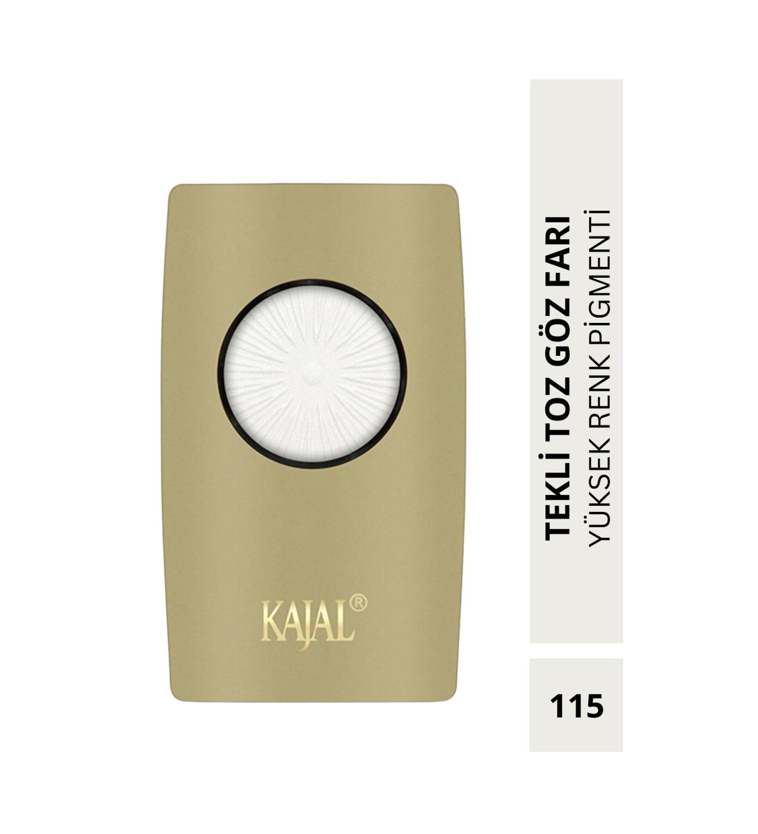 KAJAL White Single Eyeshadow & White Single Eyeshadow - No: 115 - Buy Online on GoSupps.com
