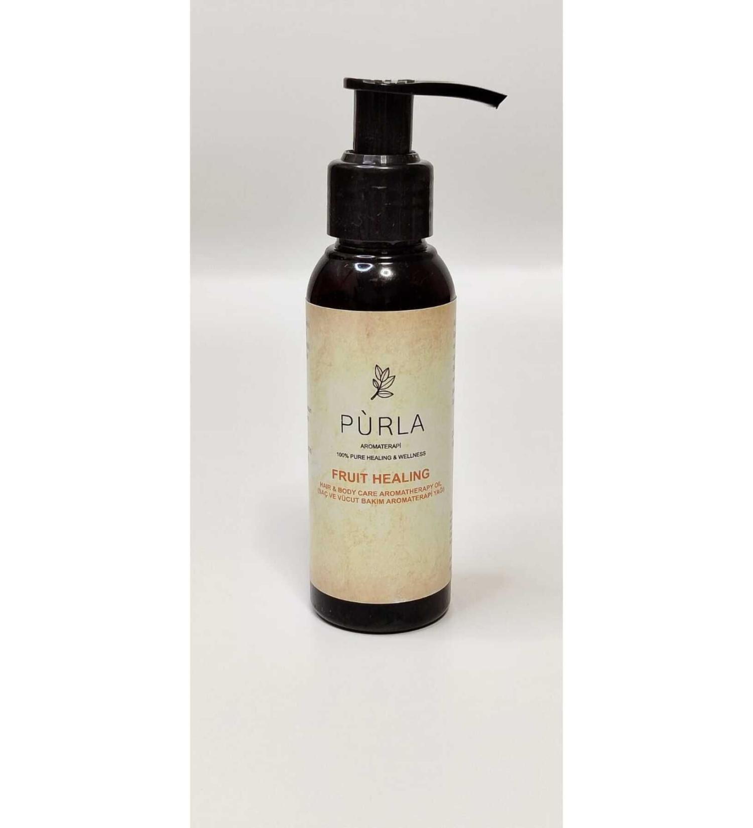 PURLA AROMATHERAPY Fruit Healing Hair Nail and Body Care Oil 100 ml
