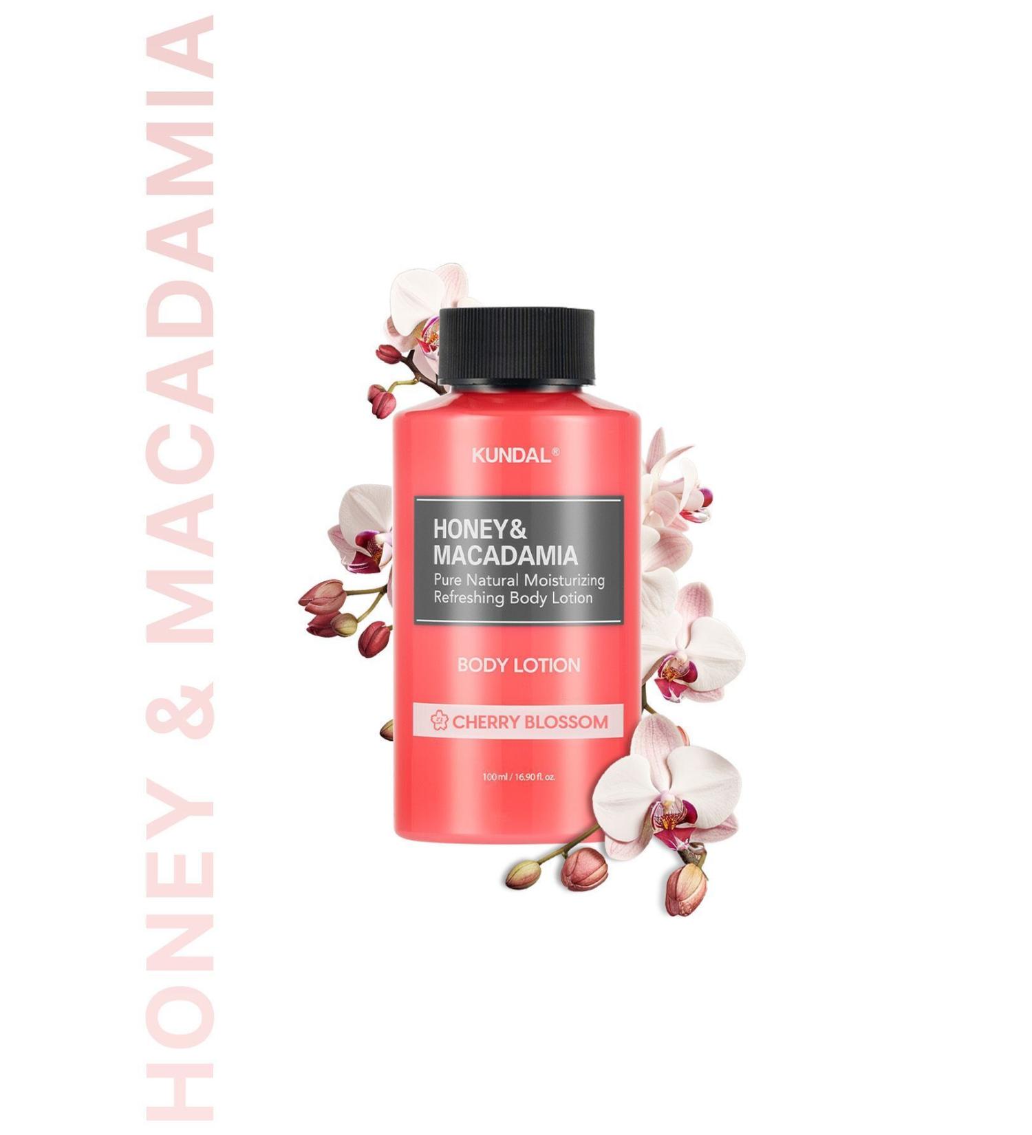 Kundal Moisturizing and Nourishing Body Lotion Kundal Honey&Macadamia Pure Body Lotion100ml(Cherry Blossom) - Buy Online on GoSupps.com