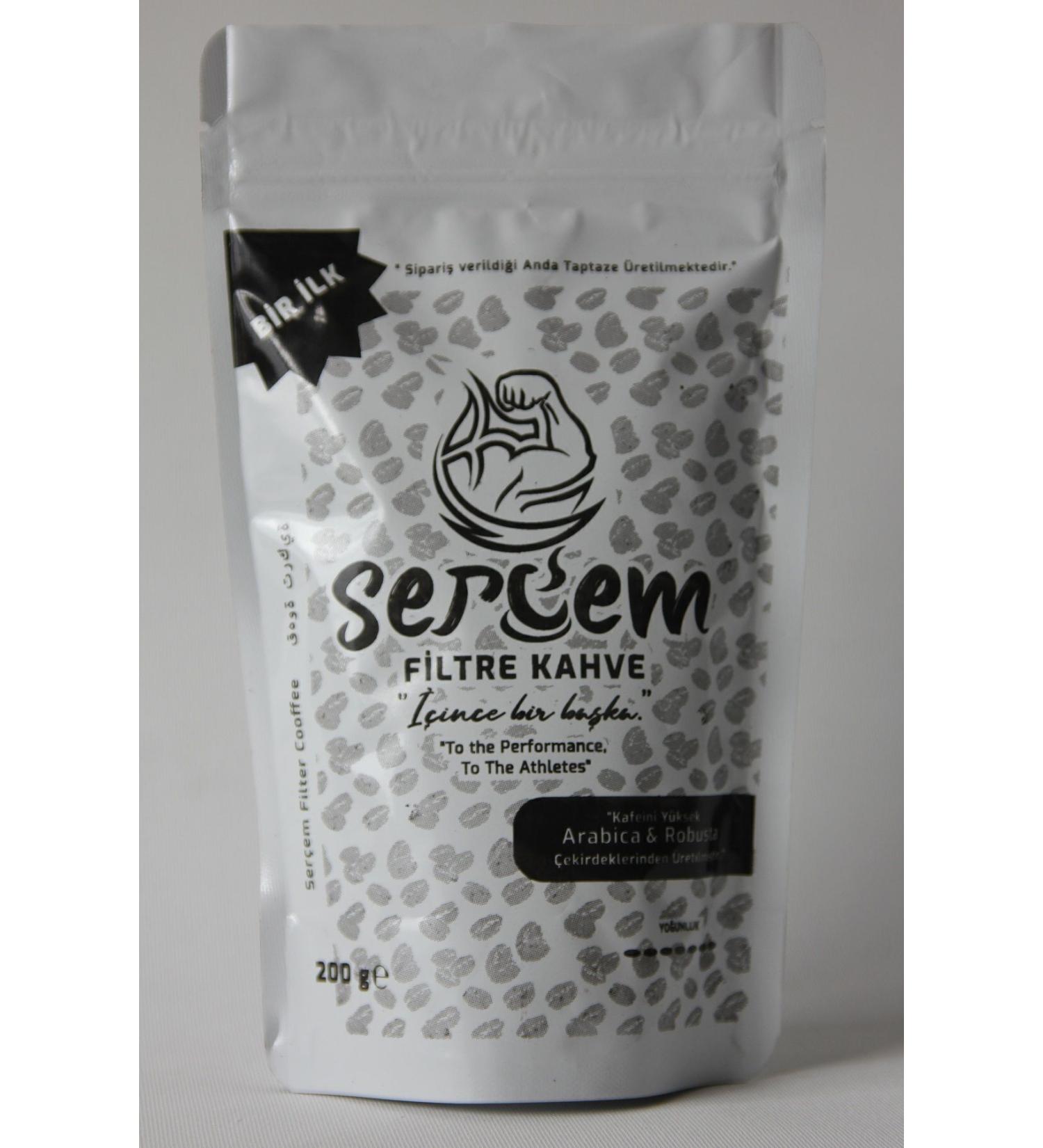 mAESGO Ser em Sportsman Filter Coffee Filter 200 gr Made from High Caffeine Beans Dry Coffee Maker