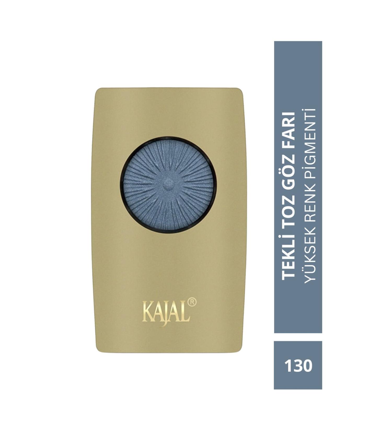 KAJAL Steel Blue Single Eyeshadow & Steel Blue Single Eyeshadow - No:130 - Buy Online on GoSupps.com