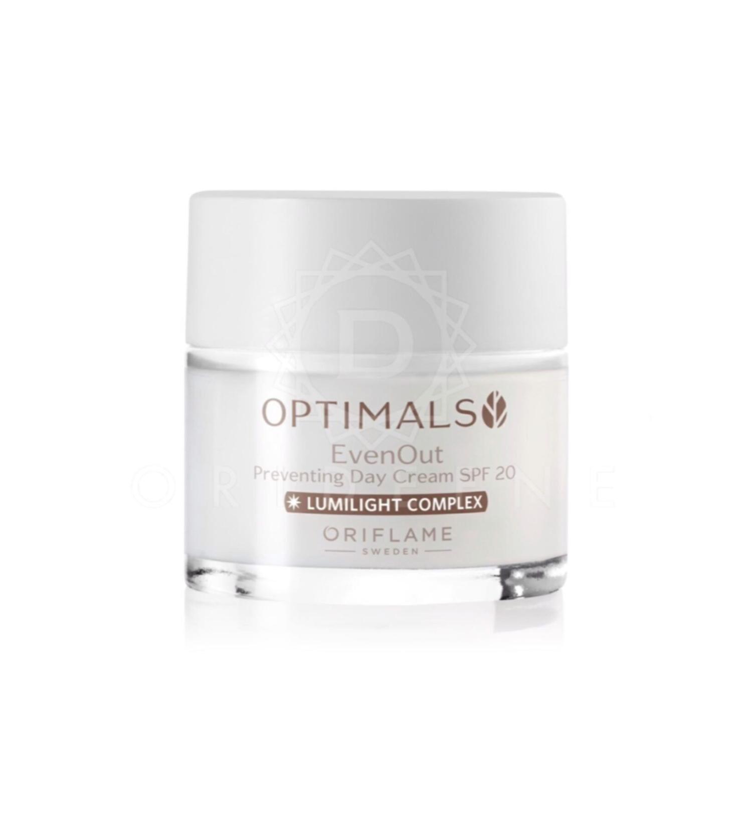 Oriflame Optimals Even Out Anti-Spot Skin Tone Lightening Day Cream Spf 20 -50 ml
