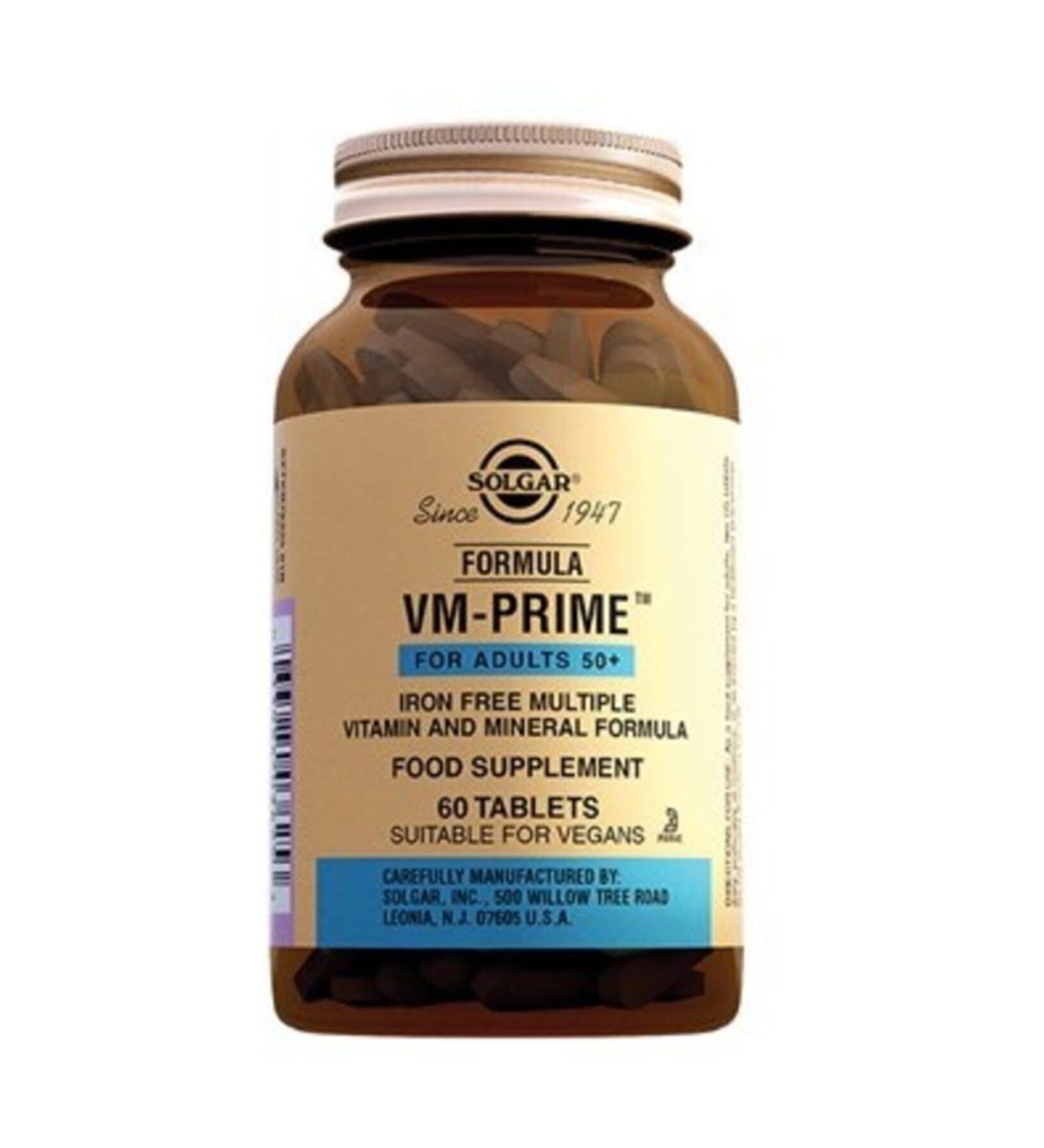 Solgar Vm Prime 50+ 60 Tablet - Buy Online on GoSupps.com