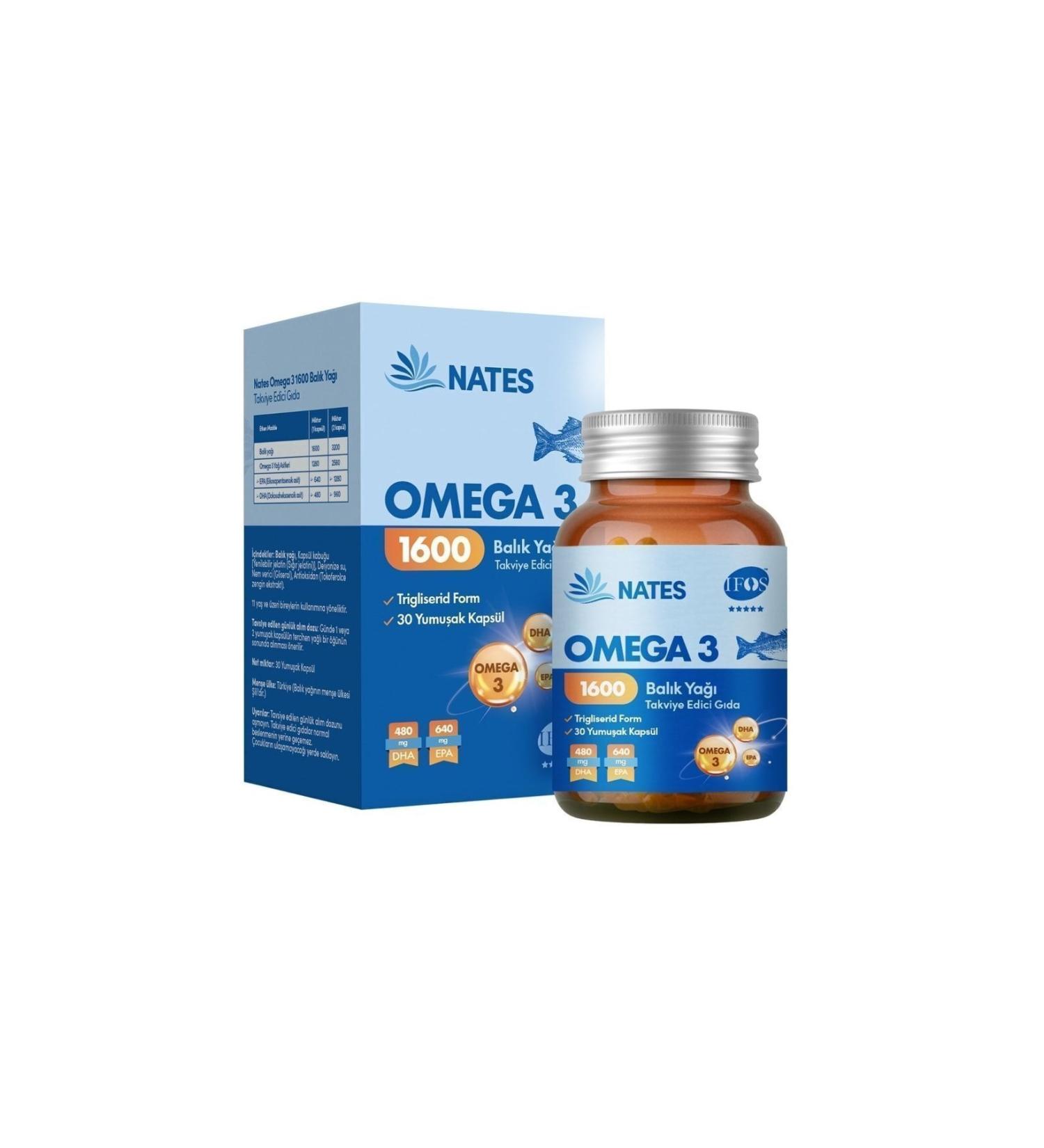 NATES Omega 3 1600