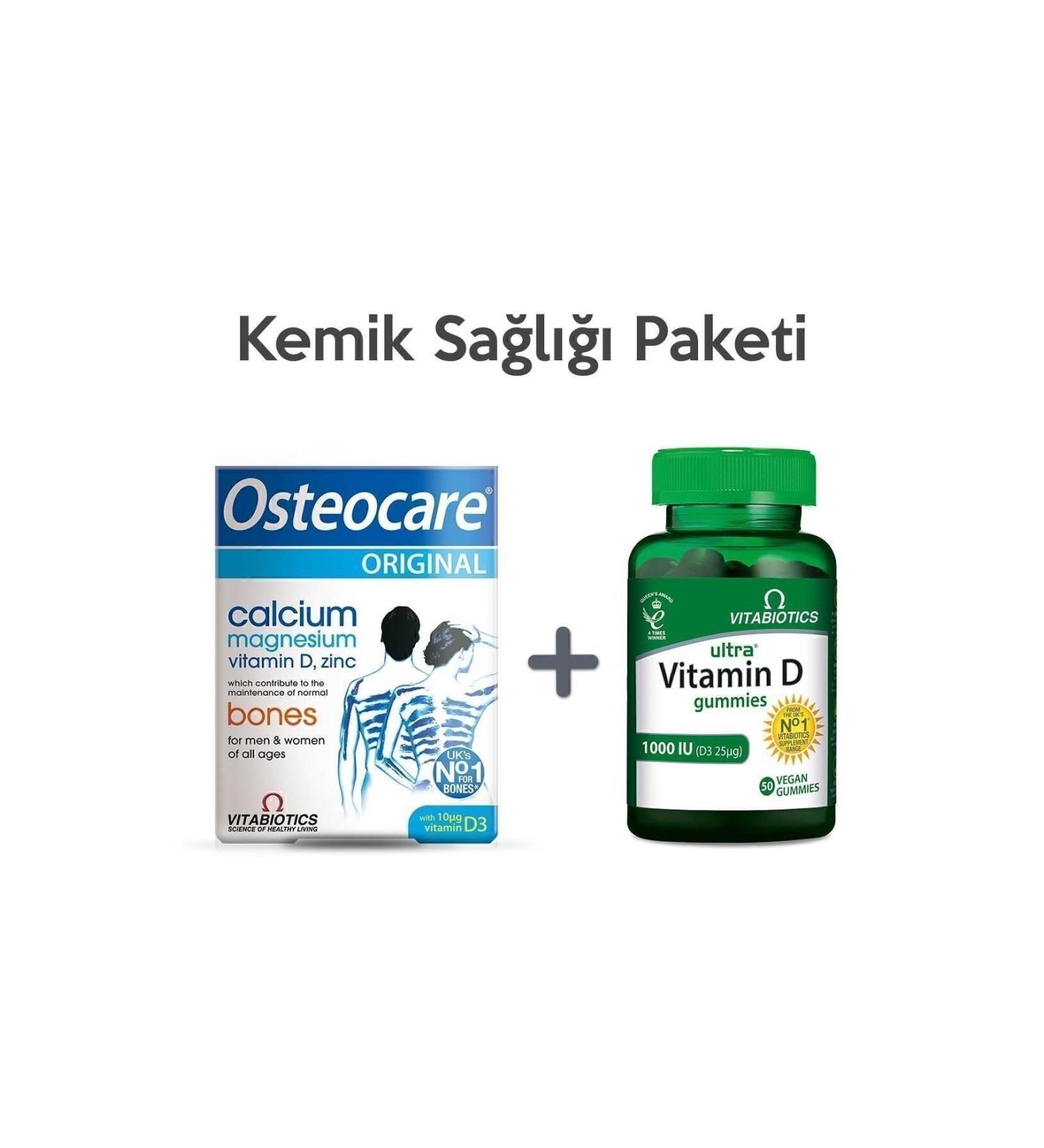 Osteocare 30 Tablets Ultra Vitamin D Gummies - Bone Health Pack